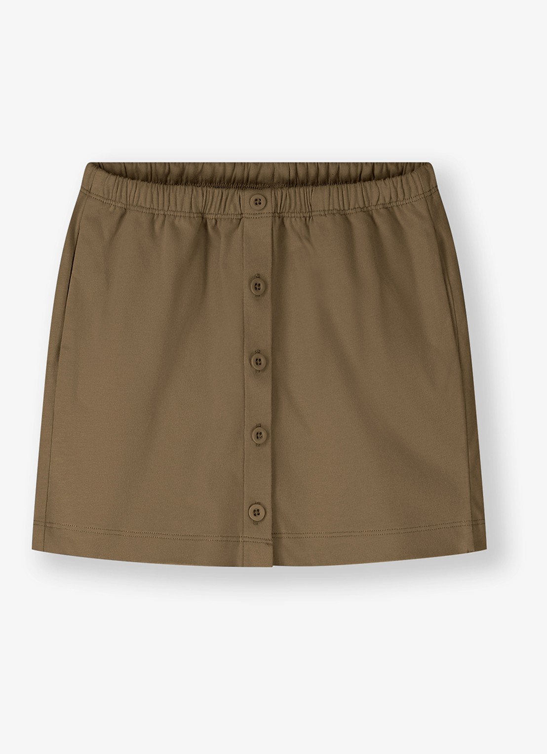 Gray Label Minirok met steekzakken - voorkant lichtbruin