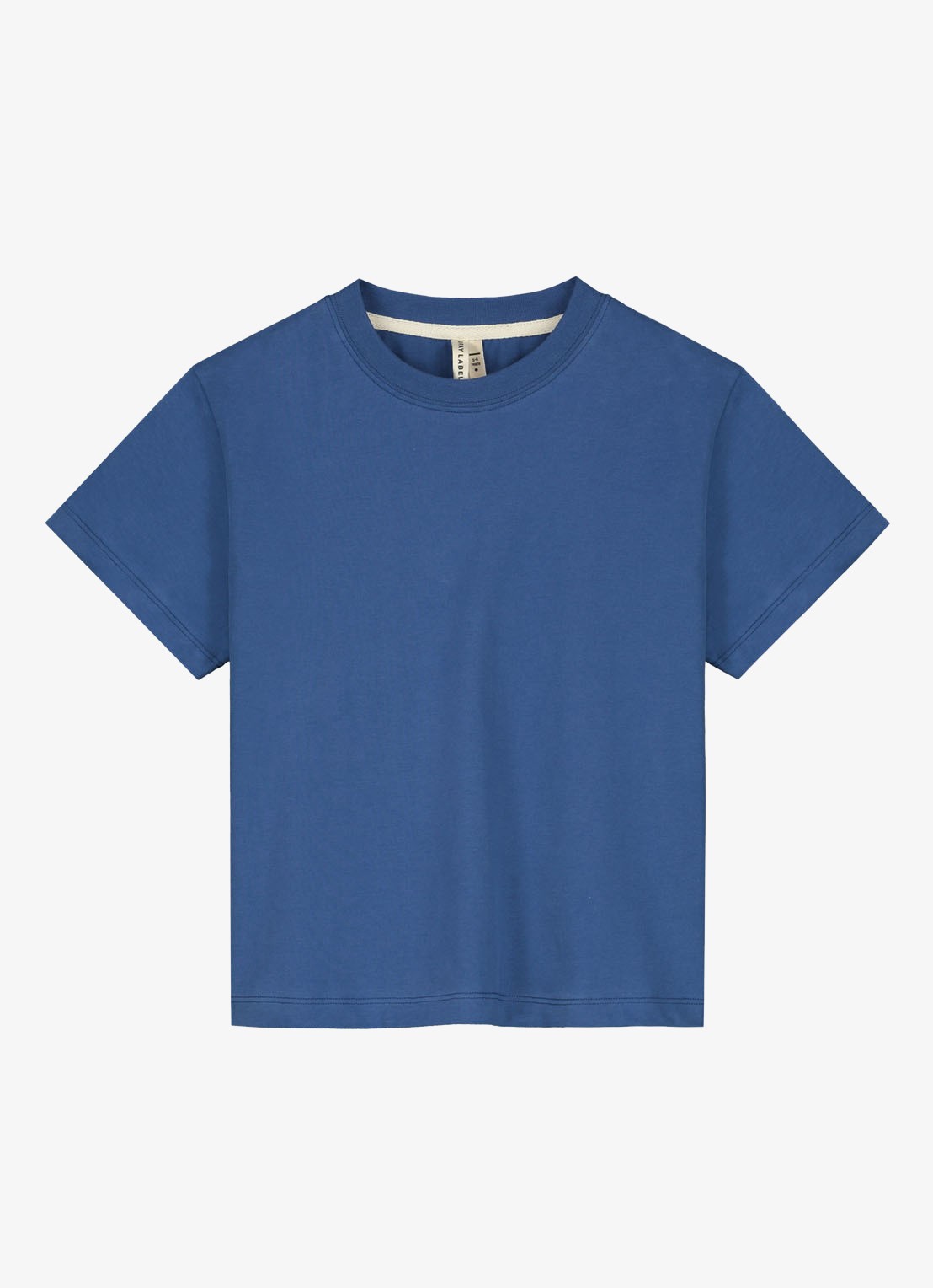 Gray Label Oversized T-shirt met ronde hals - voorkant blauw
