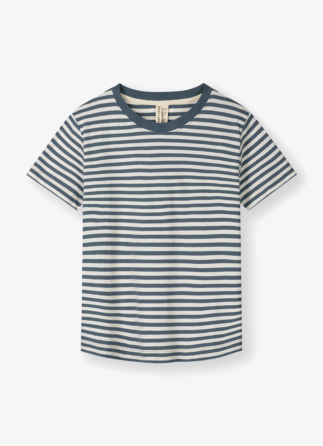 Gray Label Oversized T-shirt met ronde hals - voorkant donkerblauw