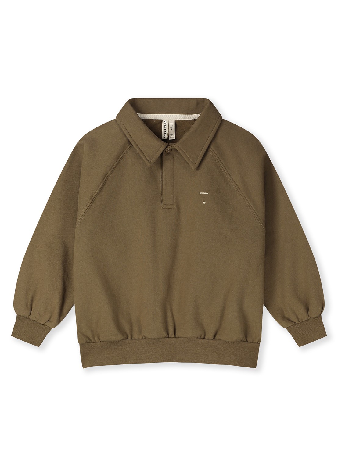 Gray Label Polo sweatshirt - voorkant 2 bruin