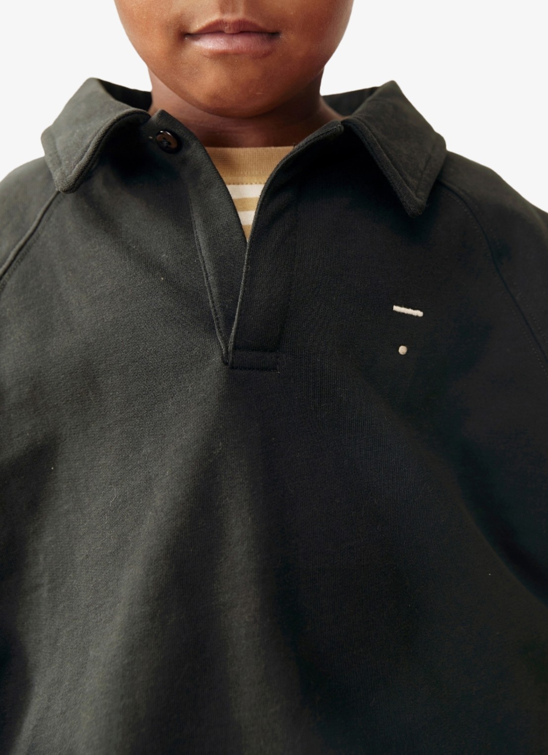 Gray Label Polo sweatshirt - detail 2 zwart