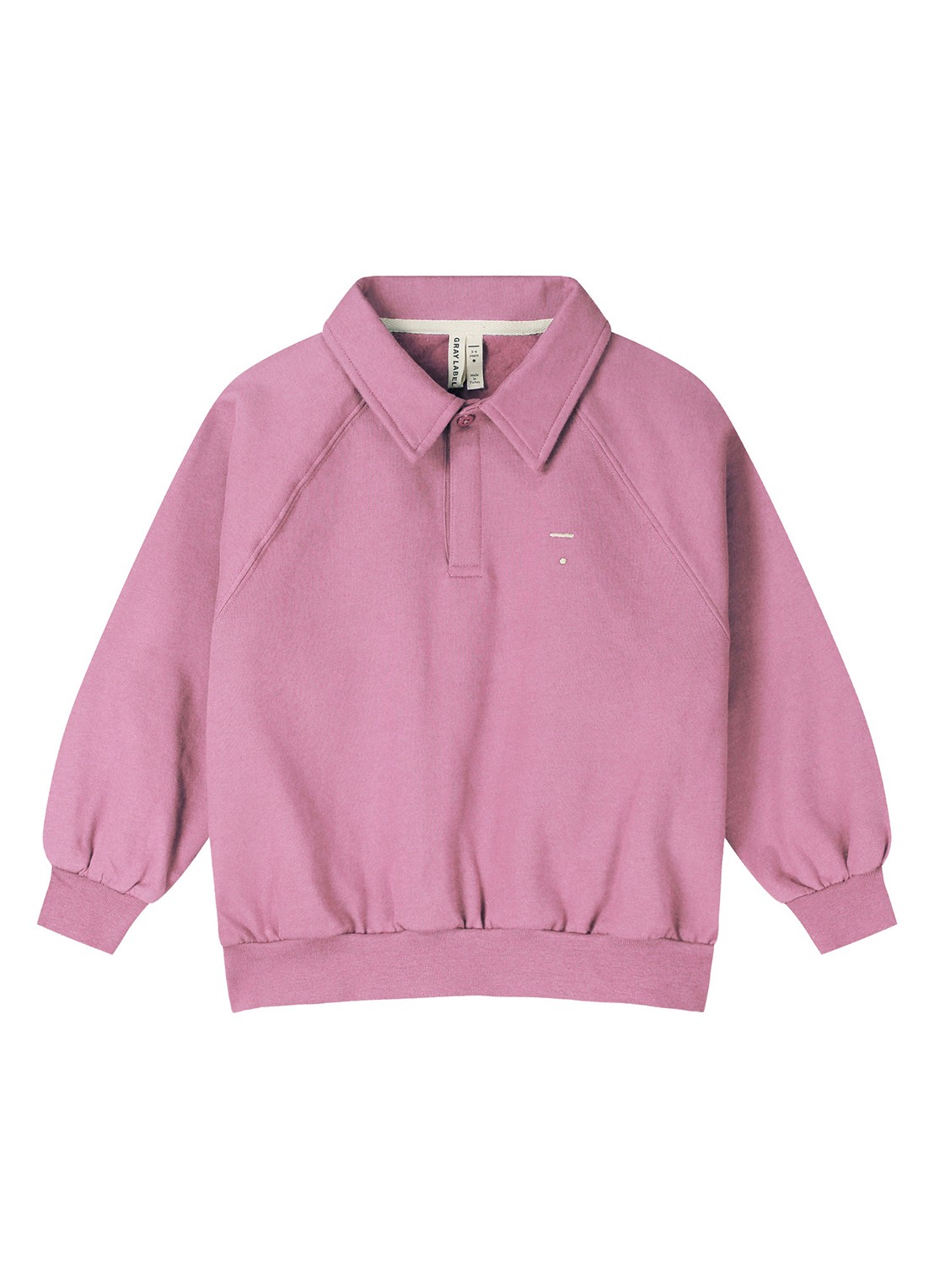 Gray Label Polo sweatshirt - voorkant 2 roze
