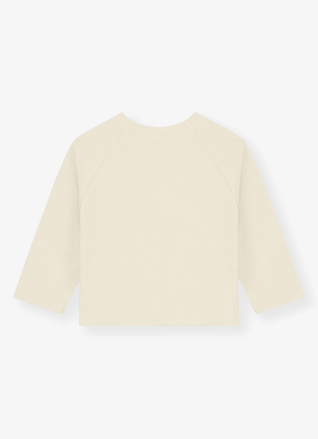 Gray Label Raglan fijngebreid vest  - achterkant 2 gebroken wit