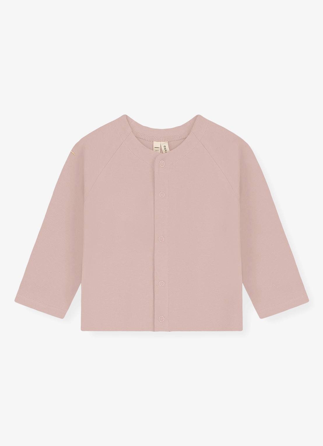 Gray Label Raglan fijngebreid vest  - voorkant oudroze