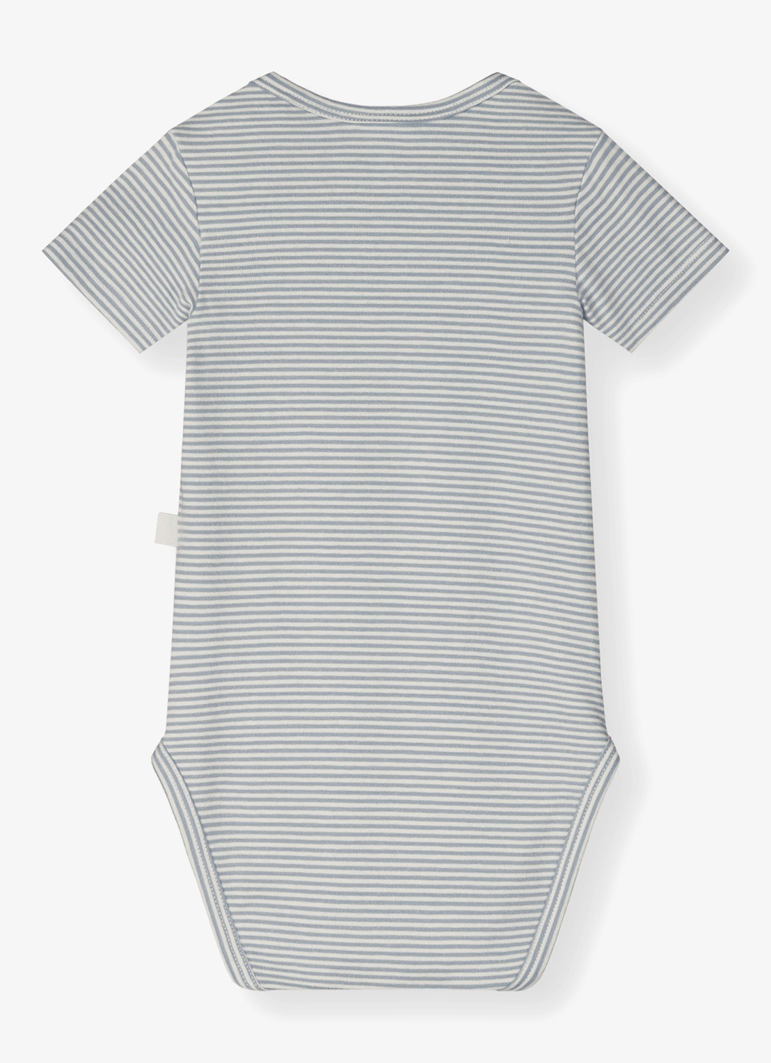 Gray Label Romper in katoenblend met streepprint - achterkant grijs