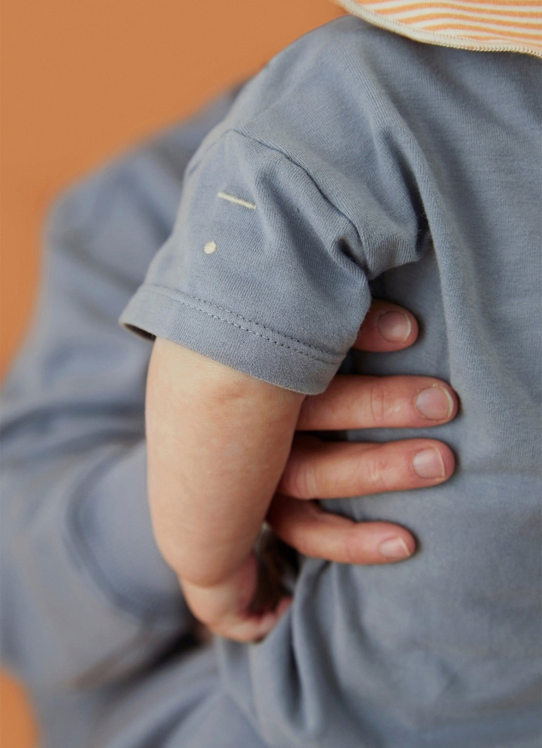 Gray Label Romper met ronde hals - detail grijs
