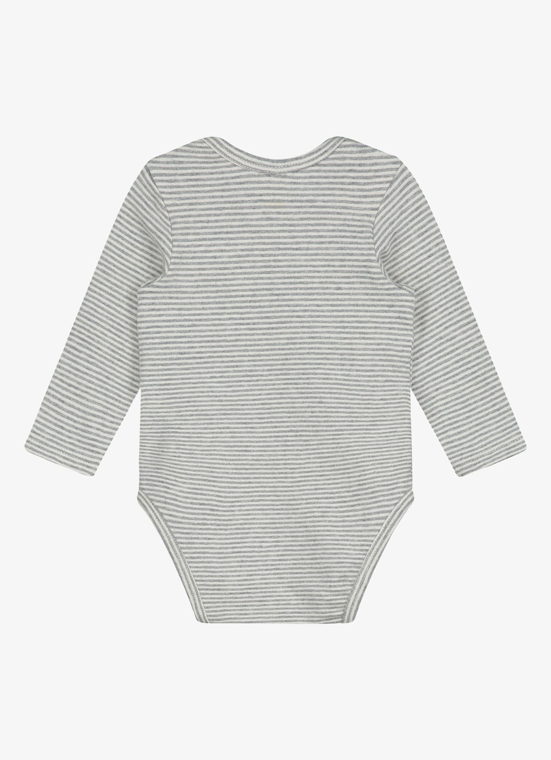 Gray Label Romper met streepprint - voorkant 2 grijsmele