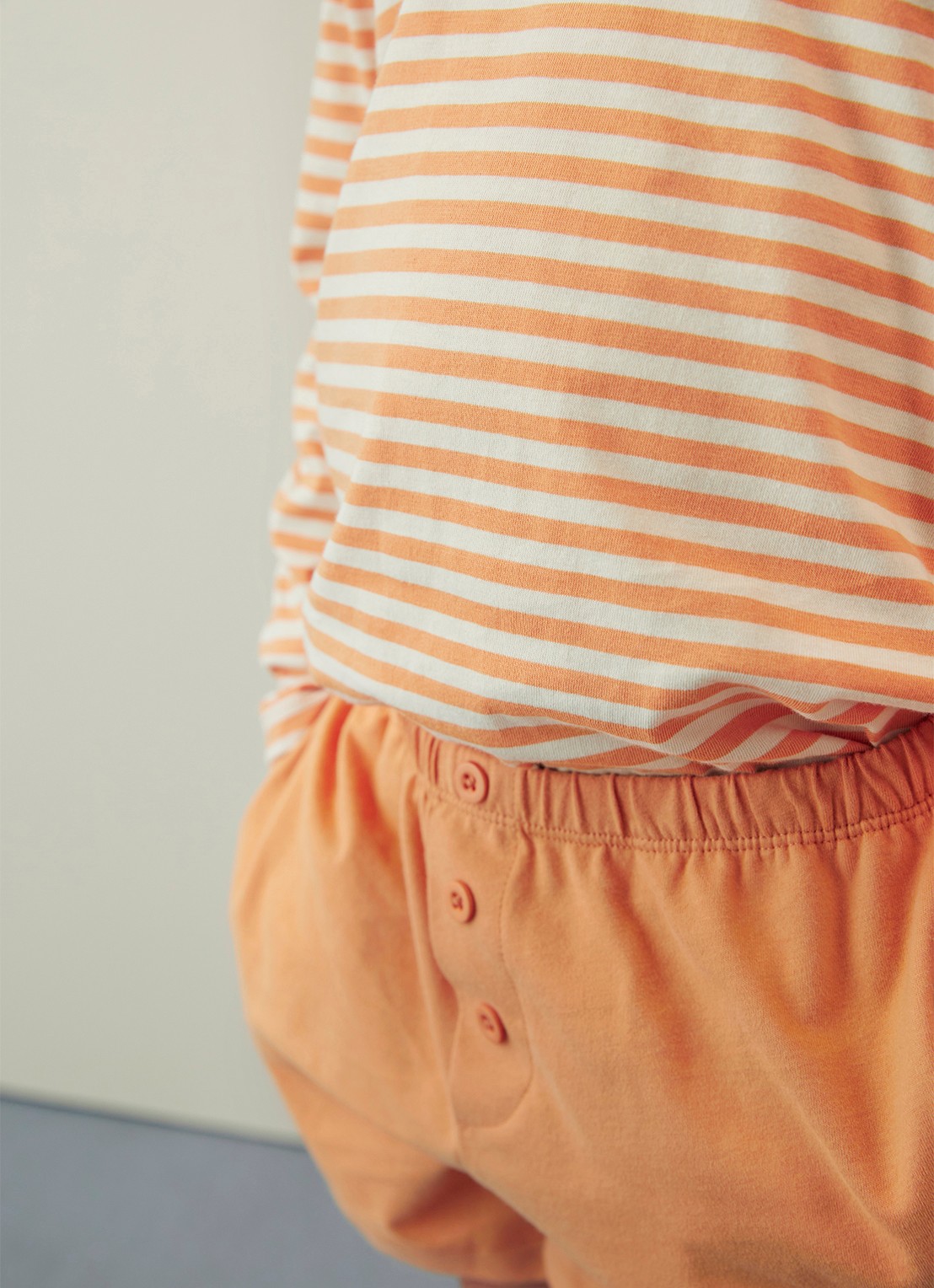 Gray Label Straight fit korte broek met steekzakken - detail 4 oranje