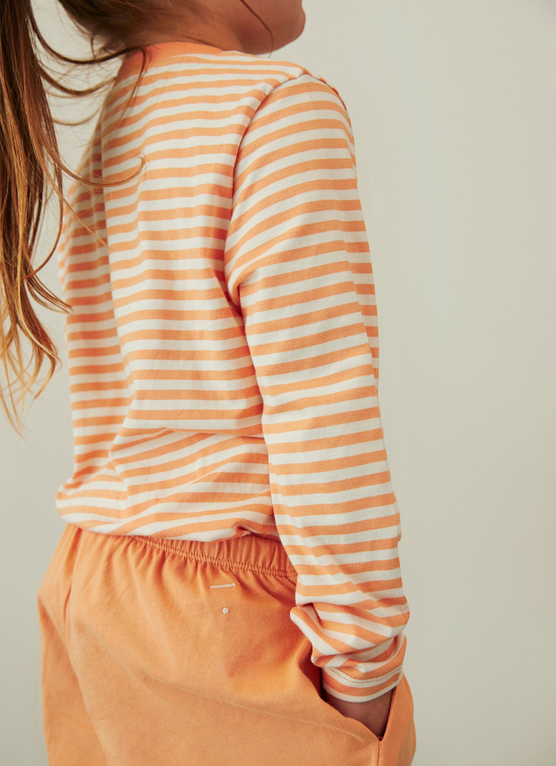 Gray Label Straight fit korte broek met steekzakken - detail 5 oranje