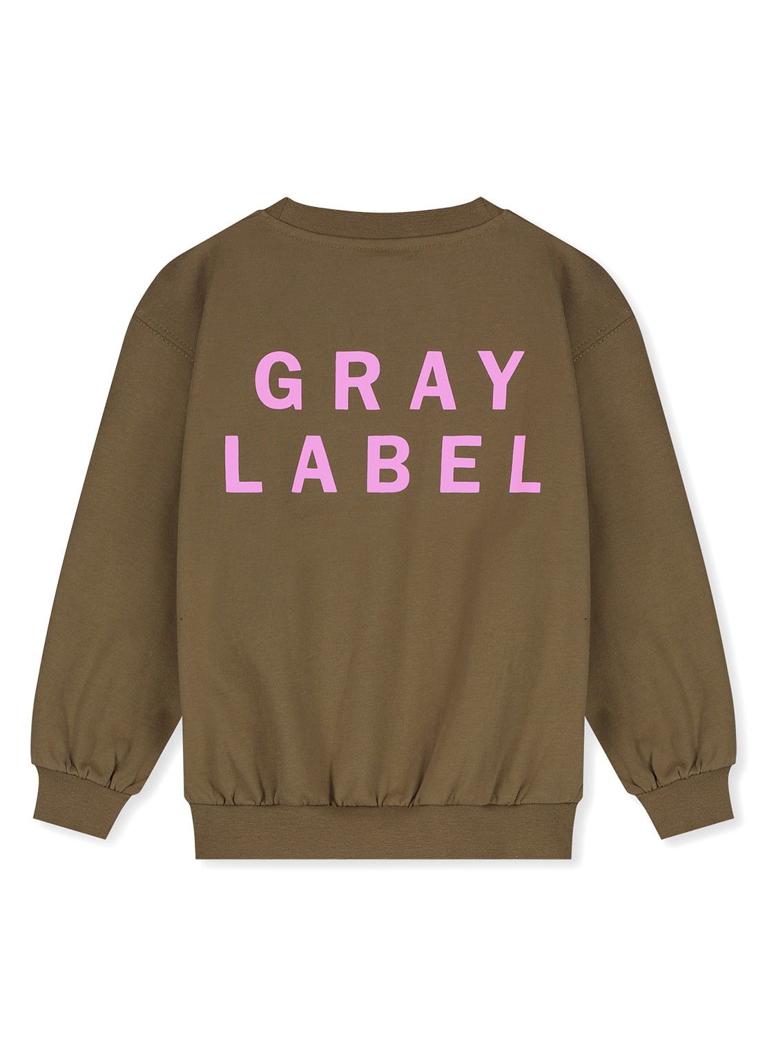 Gray Label Sweater met logo - detail 2 bruin