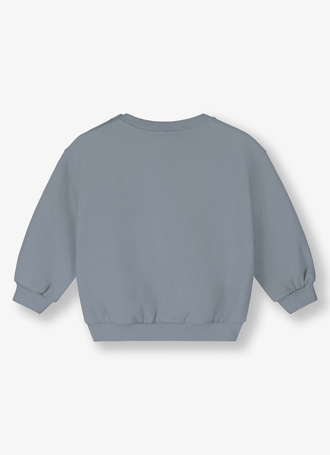 Gray Label Sweater met ronde hals - achterkant 2 grijs