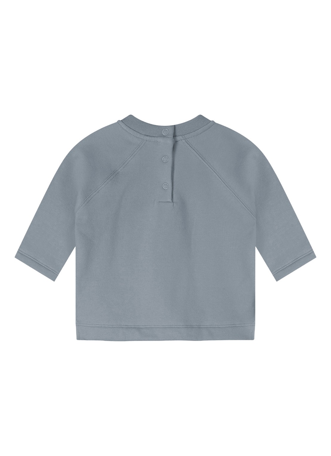 Gray Label Sweater met ronde hals - achterkant lichtgrijs
