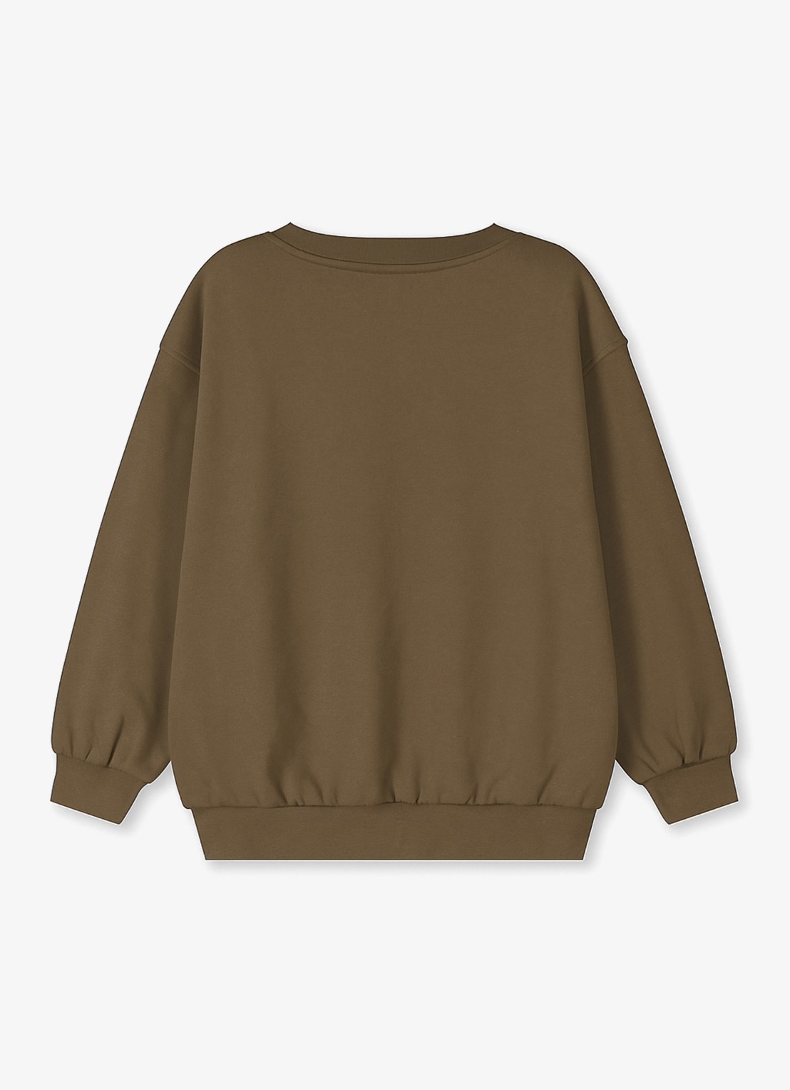 Gray Label Sweater met ronde hals - achterkant 2 woody-527 / bruin