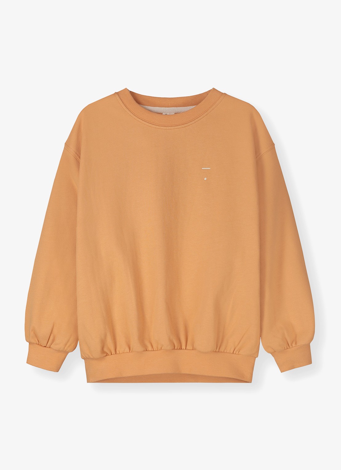 Gray Label Sweater met ronde hals - voorkant oranje