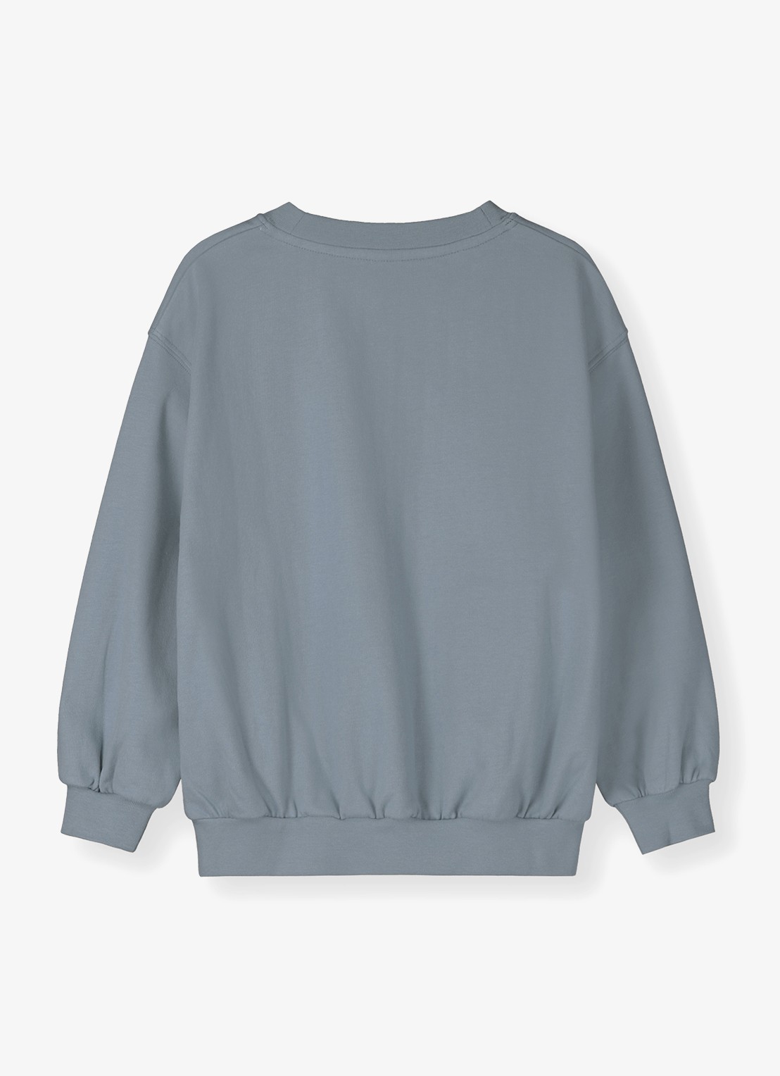 Gray Label Sweater met ronde hals - achterkant 2 stone grey-519 / grijs