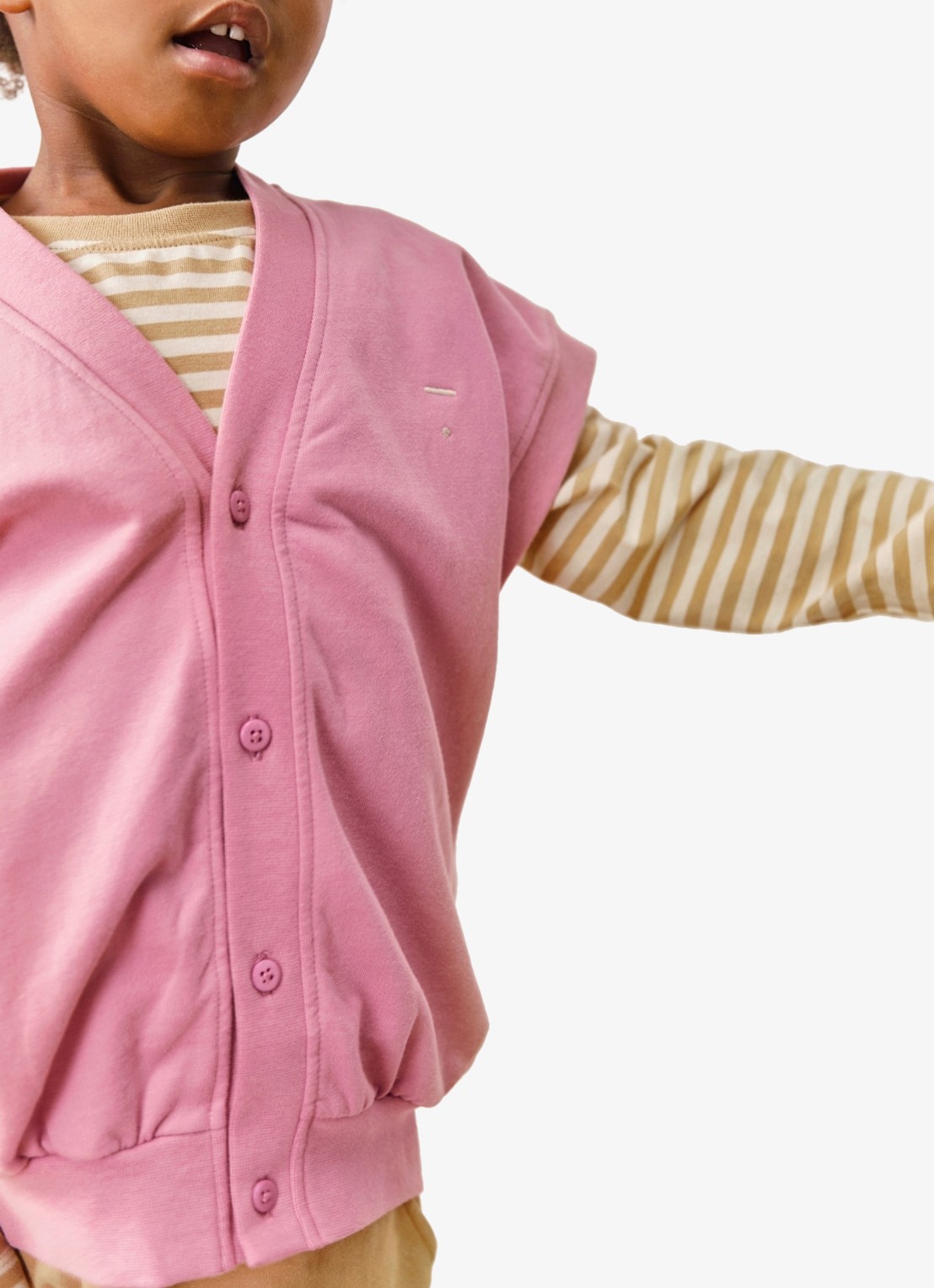 Gray Label Sweater met ronde hals - detail 2 roze