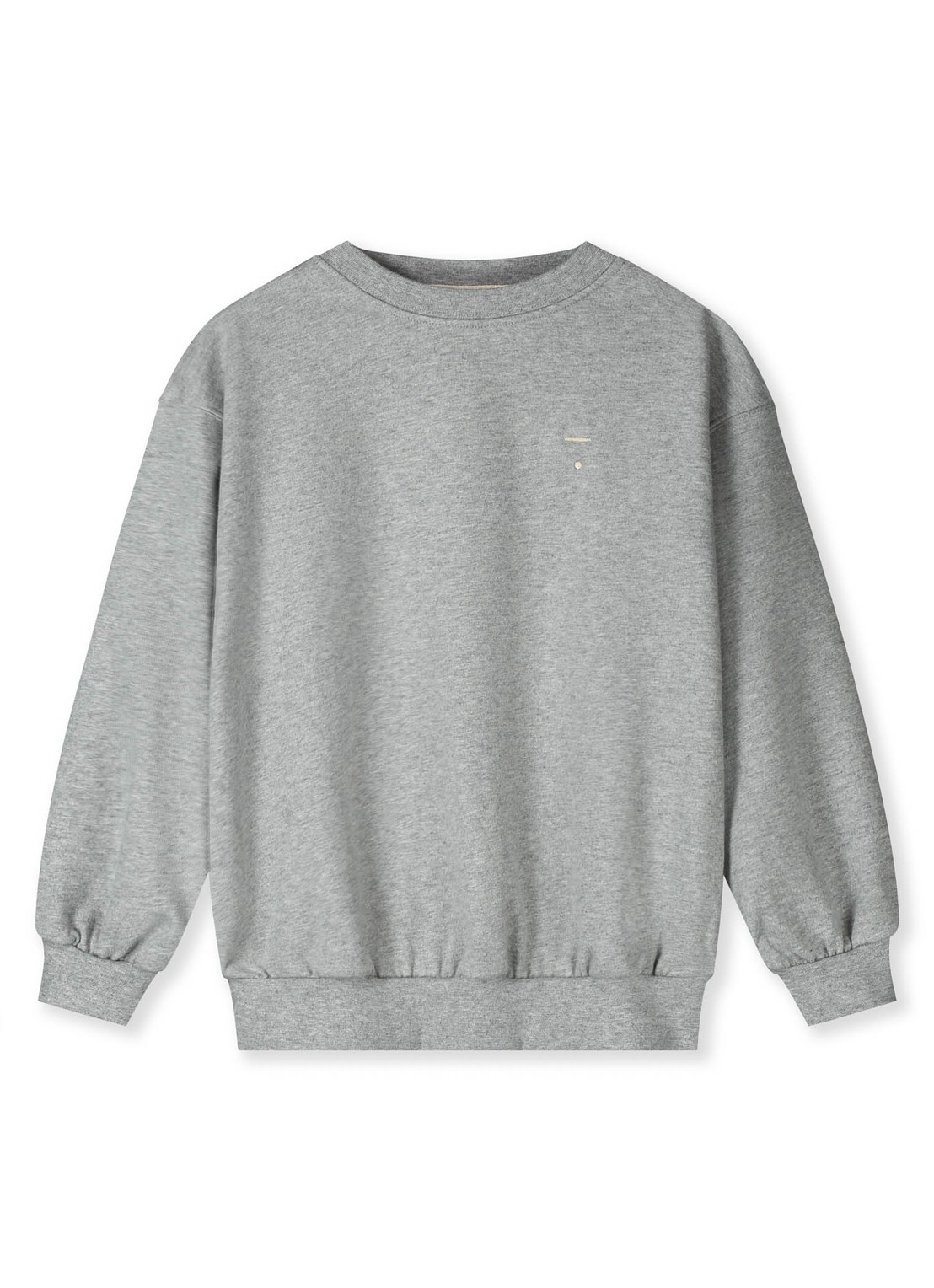 Gray Label Sweater met ronde hals - voorkant grijsmele