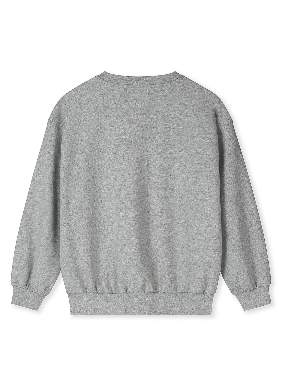 Gray Label Sweater met ronde hals - voorkant 2 grijsmele