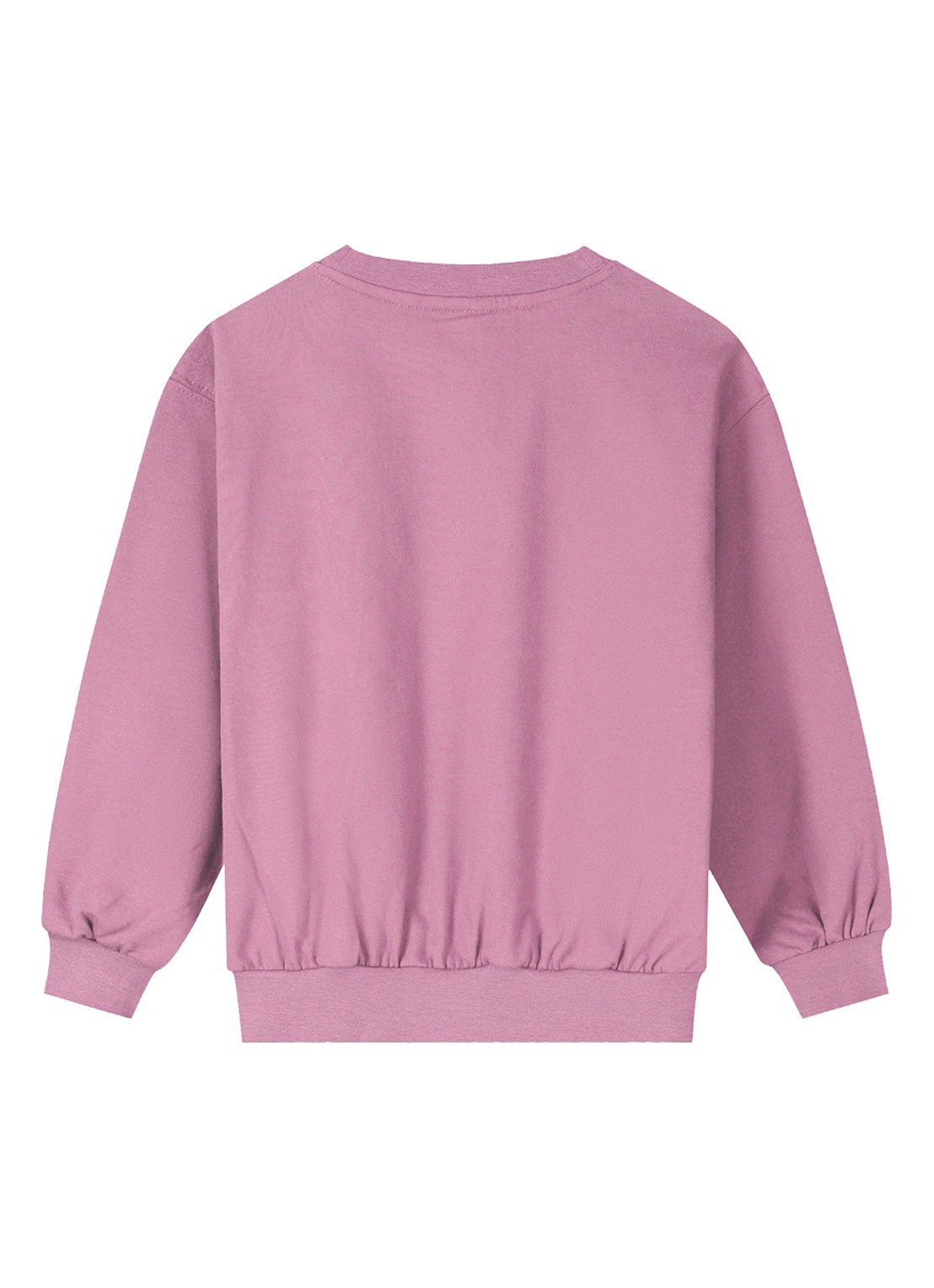 Gray Label Sweater met ronde hals - achterkant lichtroze