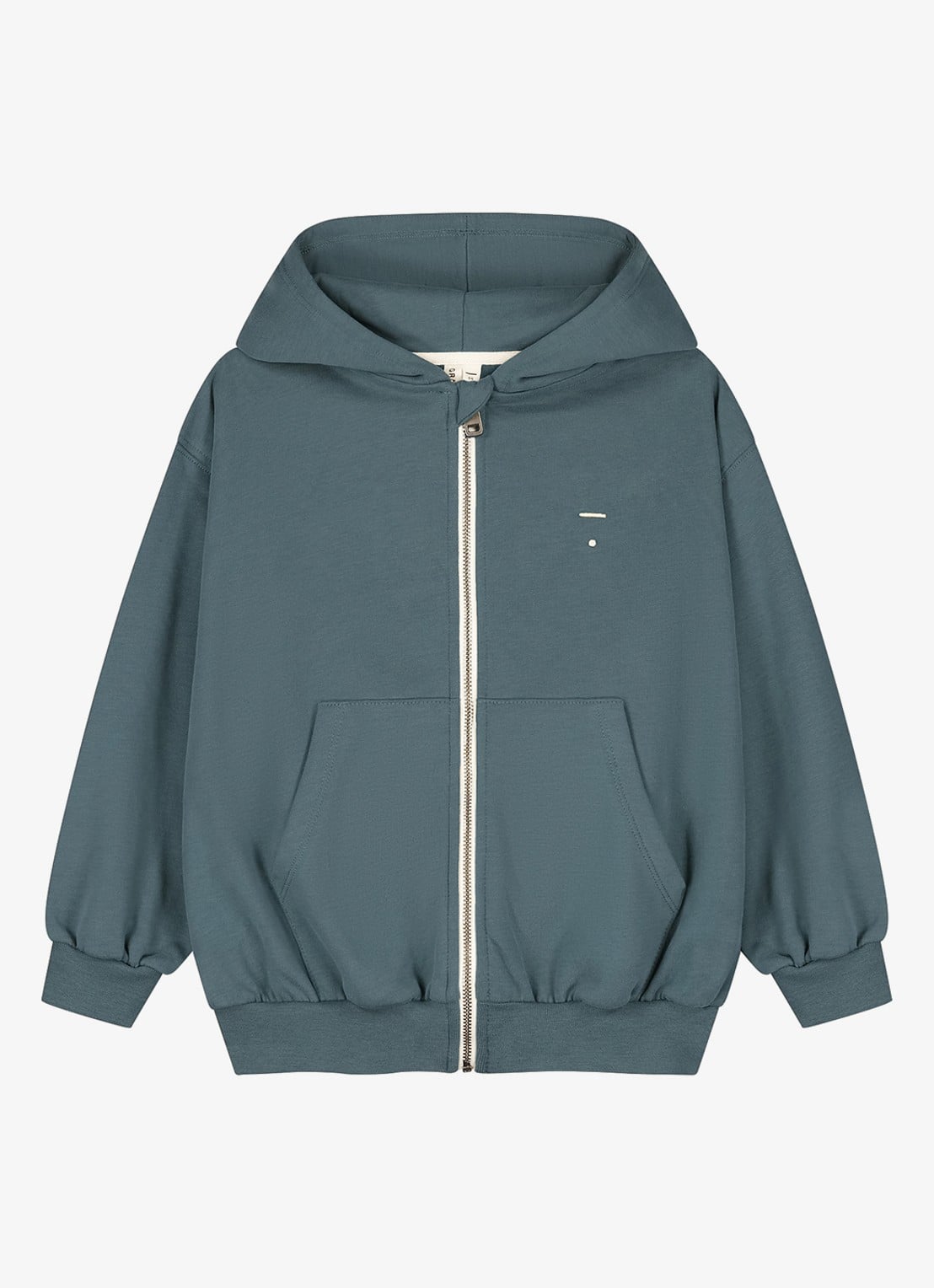 Gray Label Sweatvest met stretch - voorkant 2 blauwgrijs