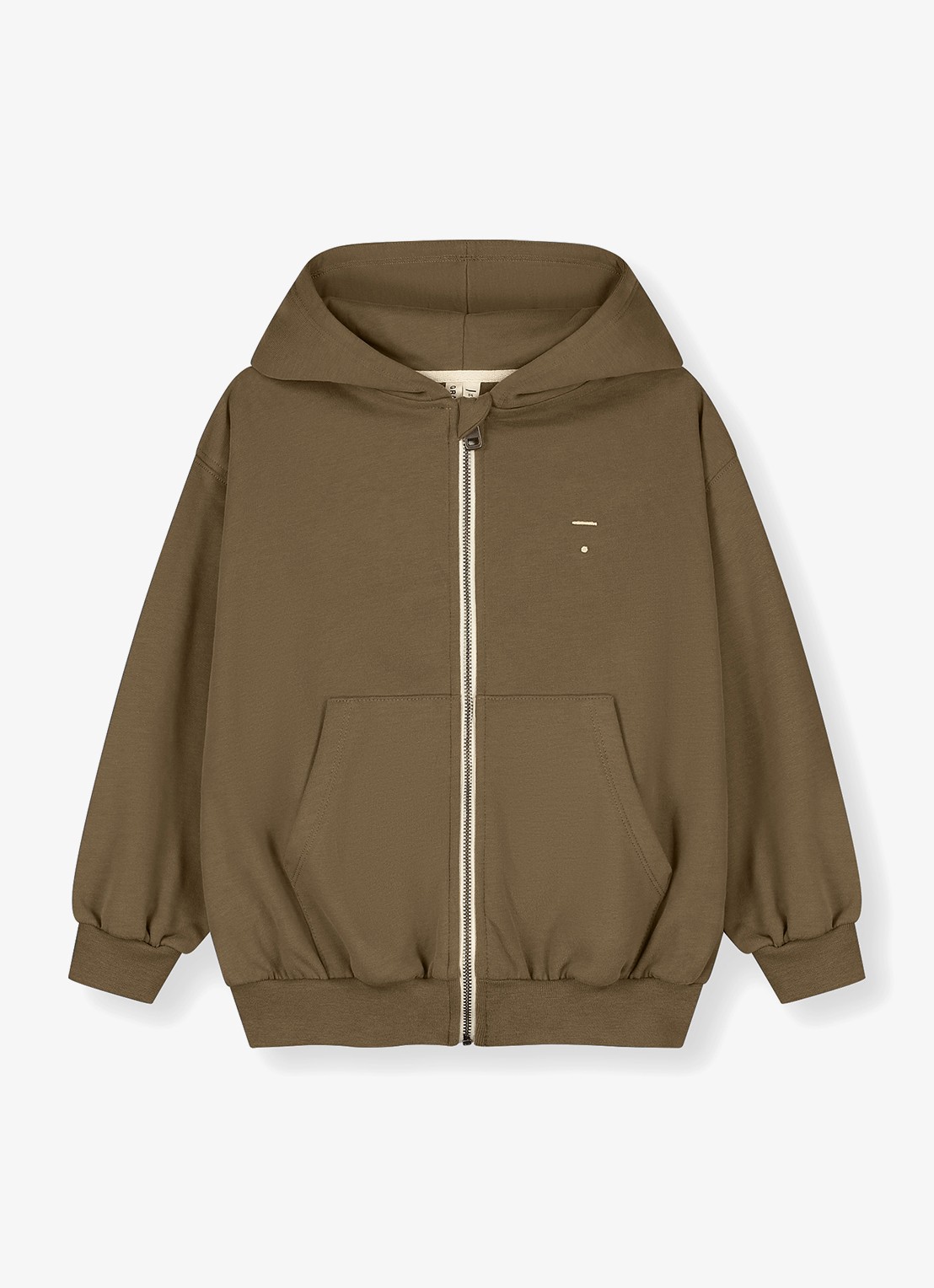 Gray Label Sweatvest met stretch - voorkant lichtbruin