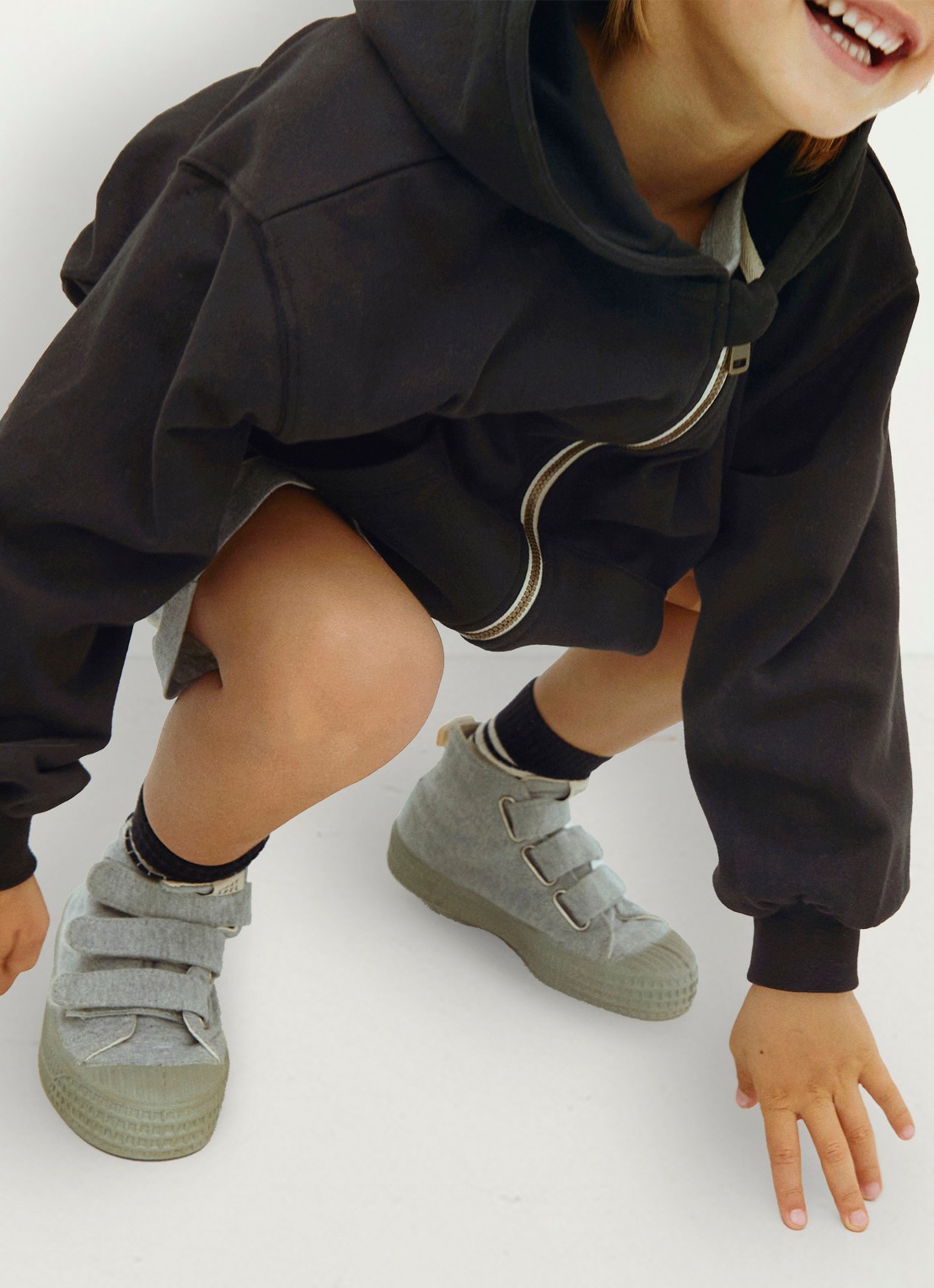 Gray Label Sweatvest met stretch - detail 3 zwart