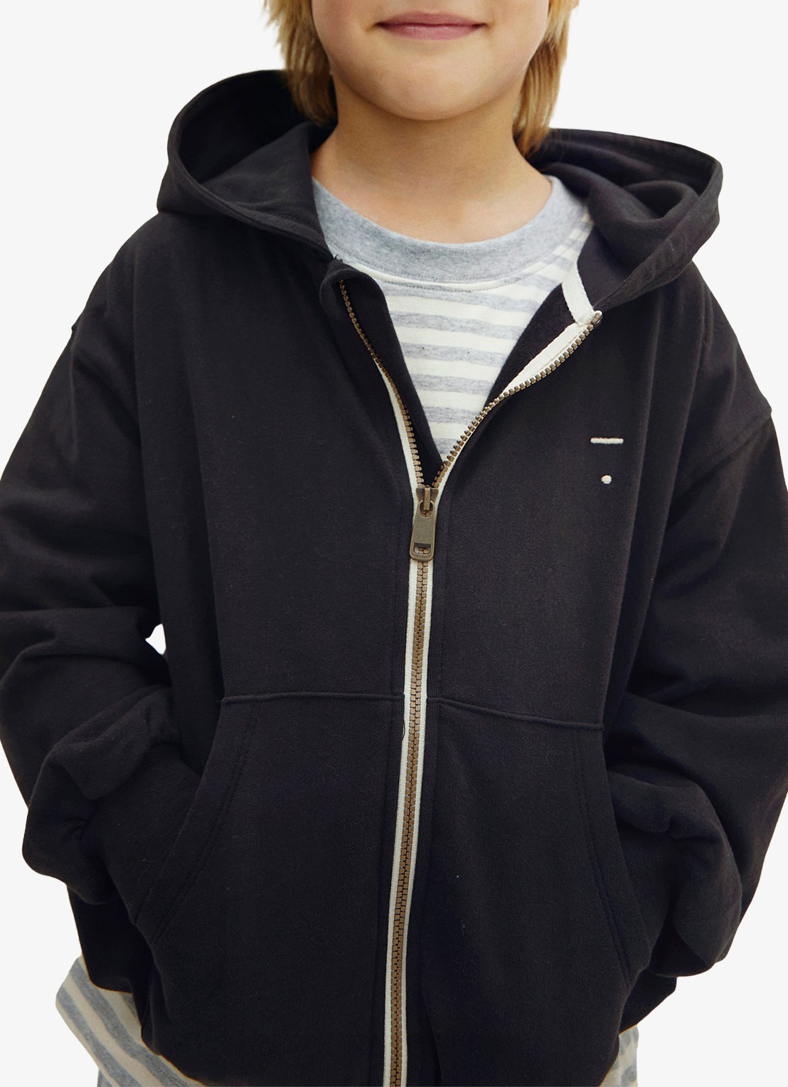 Gray Label Sweatvest met stretch - voorkant 2 zwart