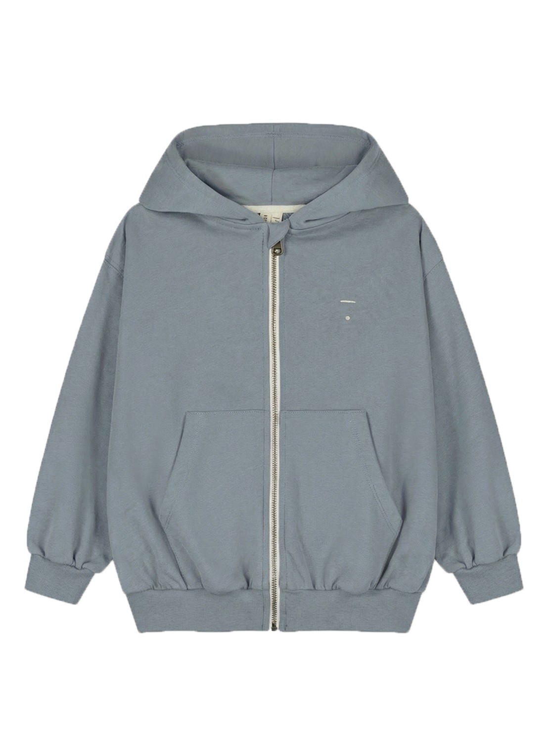 Gray Label Sweatvest met stretch - voorkant 2 blauwgrijs