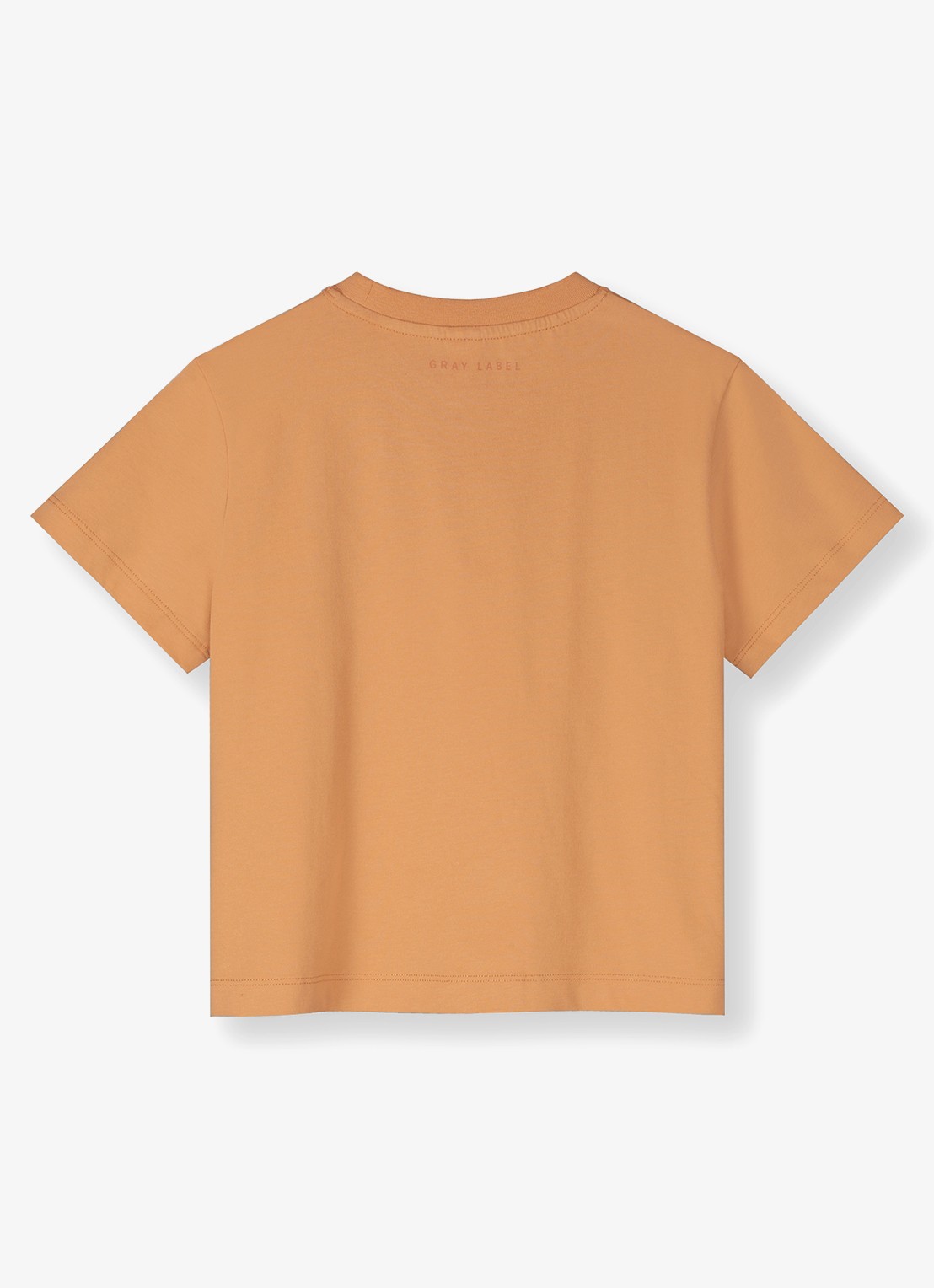 Gray Label T-shirt met print - achterkant 2 oranje