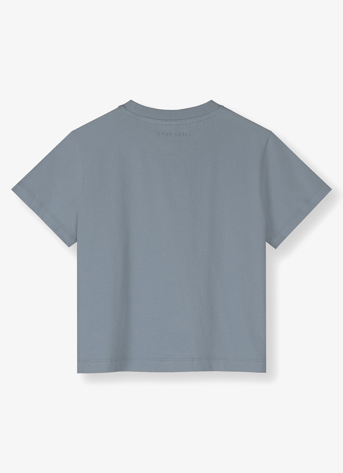 Gray Label T-shirt met print - achterkant staalblauw