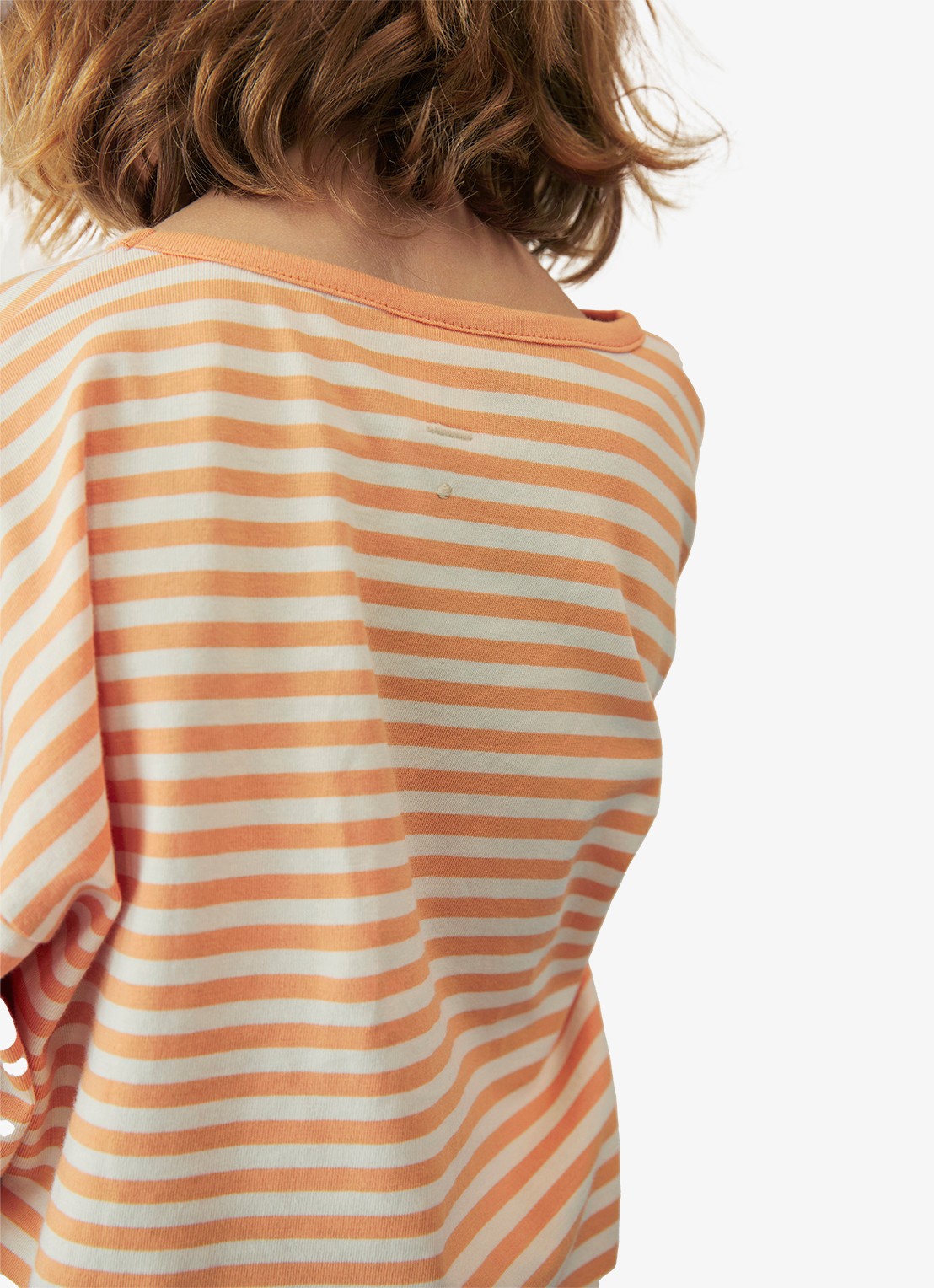 Gray Label T-shirt met ronde hals - detail 5 oranje