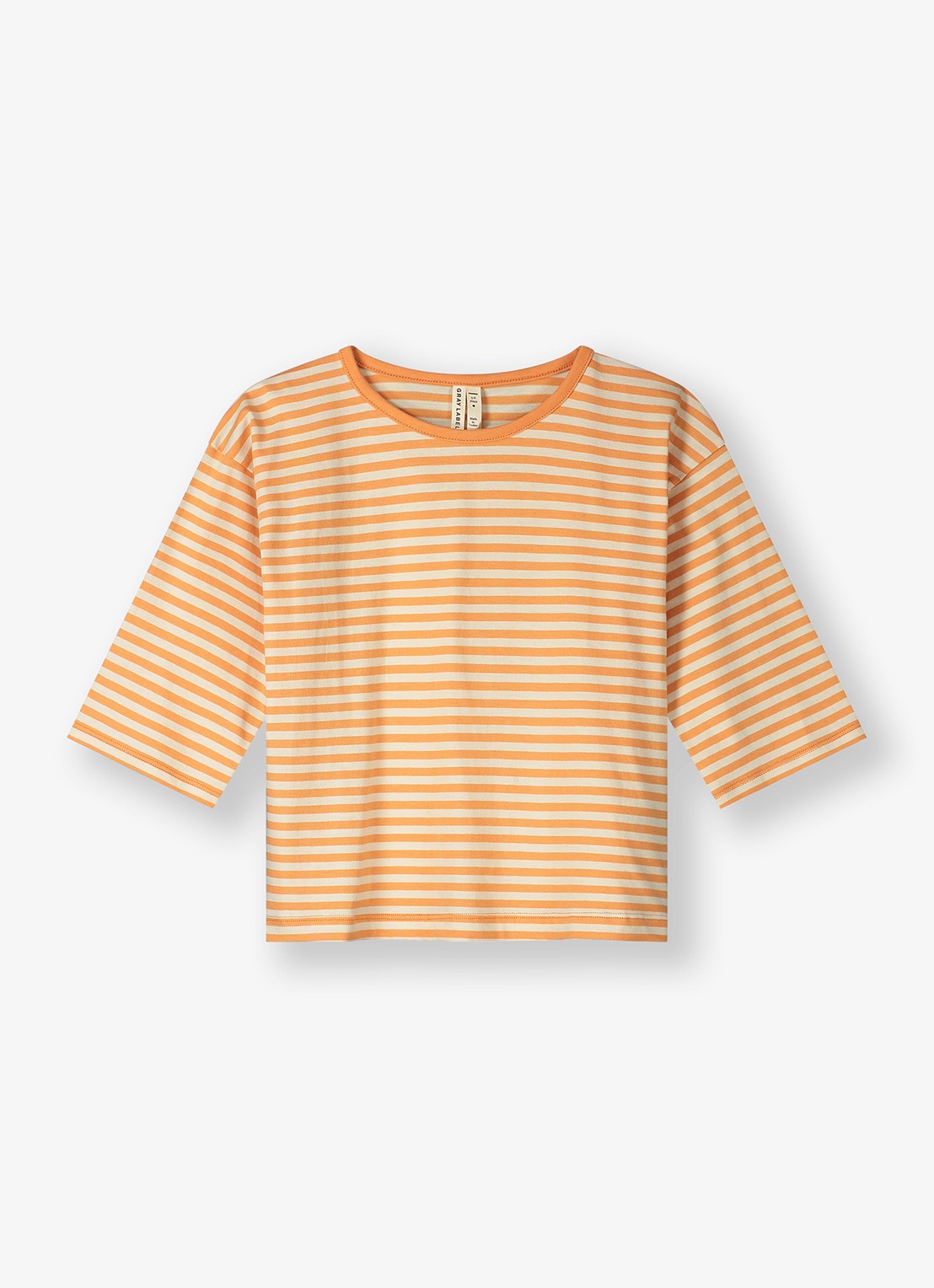 Gray Label T-shirt met ronde hals - voorkant oranje