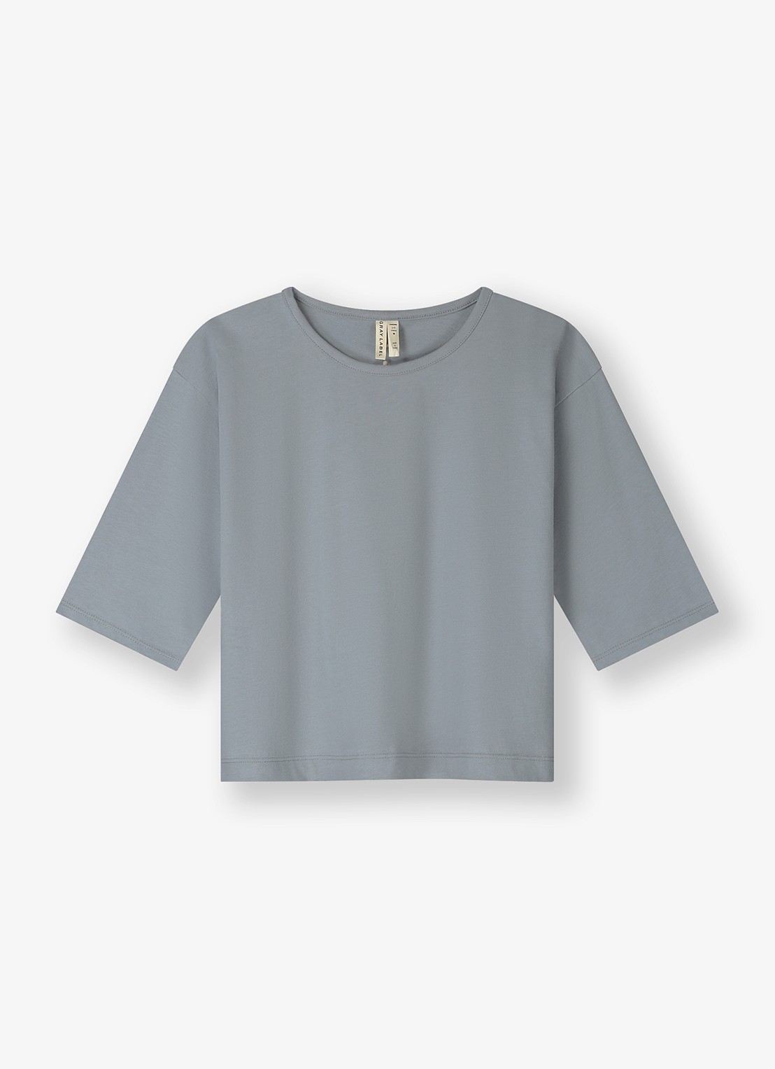 Gray Label T-shirt met ronde hals - voorkant grijs