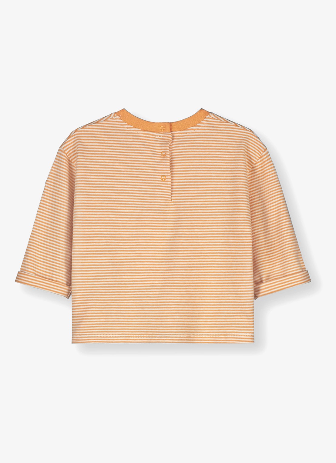 Gray Label T-shirt met streepprint - achterkant gebroken wit