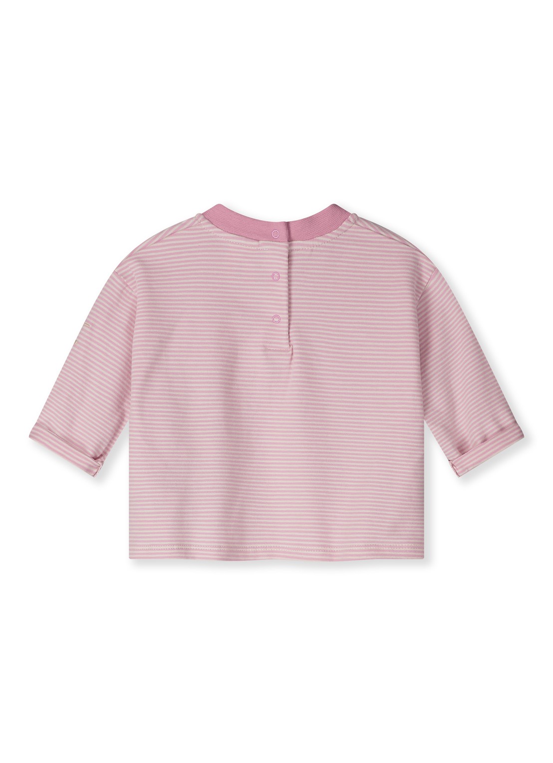 Gray Label T-shirt met streepprint - voorkant 2 roze