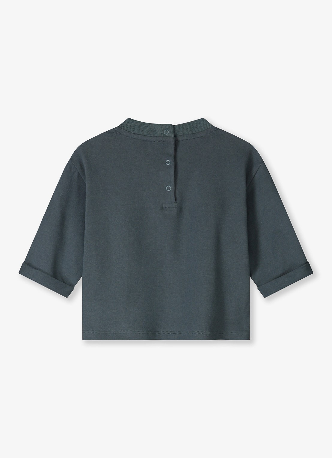 Gray Label T-shirt met streepprint - achterkant 3 blauw