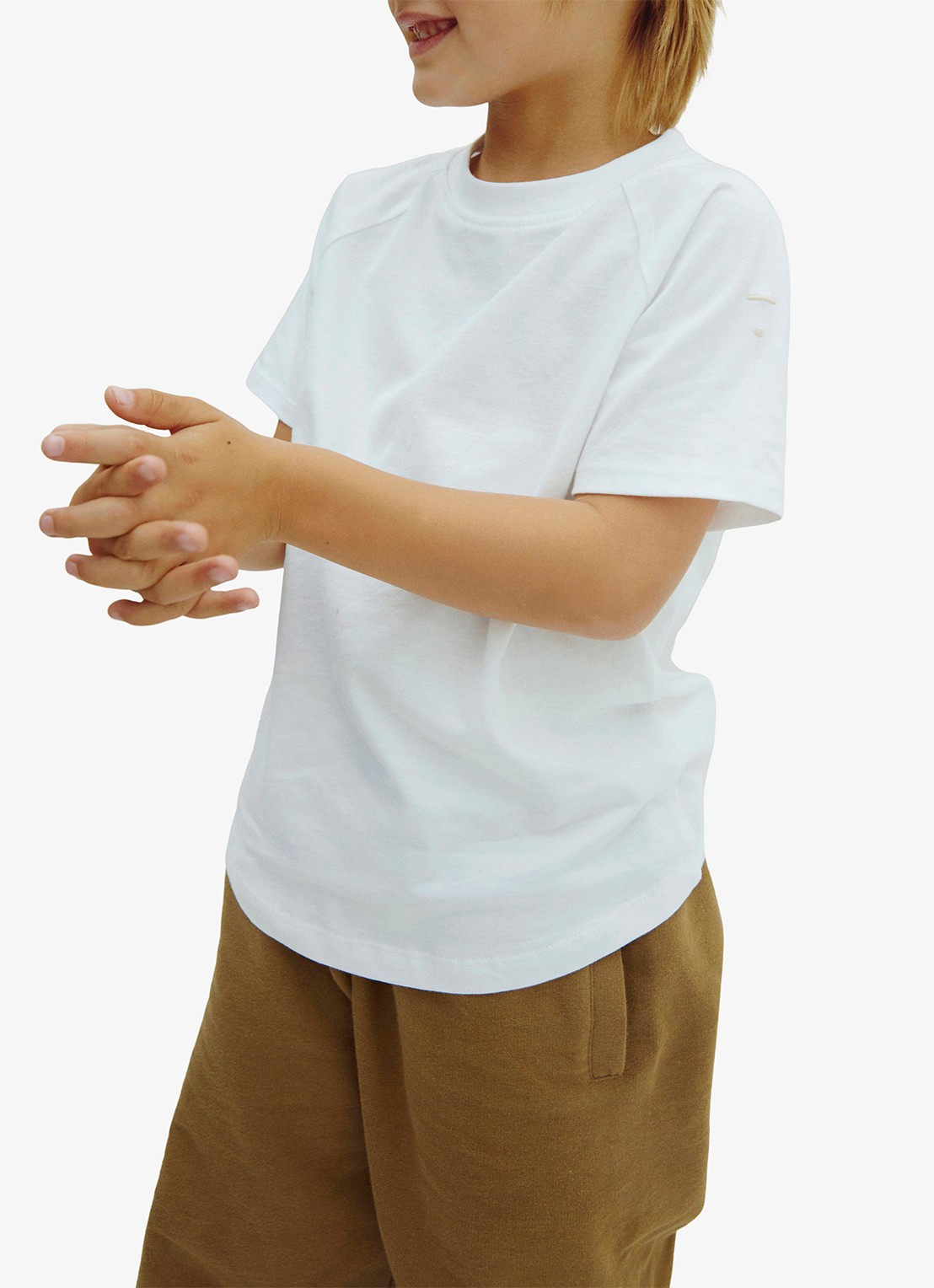 Gray Label T-shirt met streepprint - voorkant 4 wit