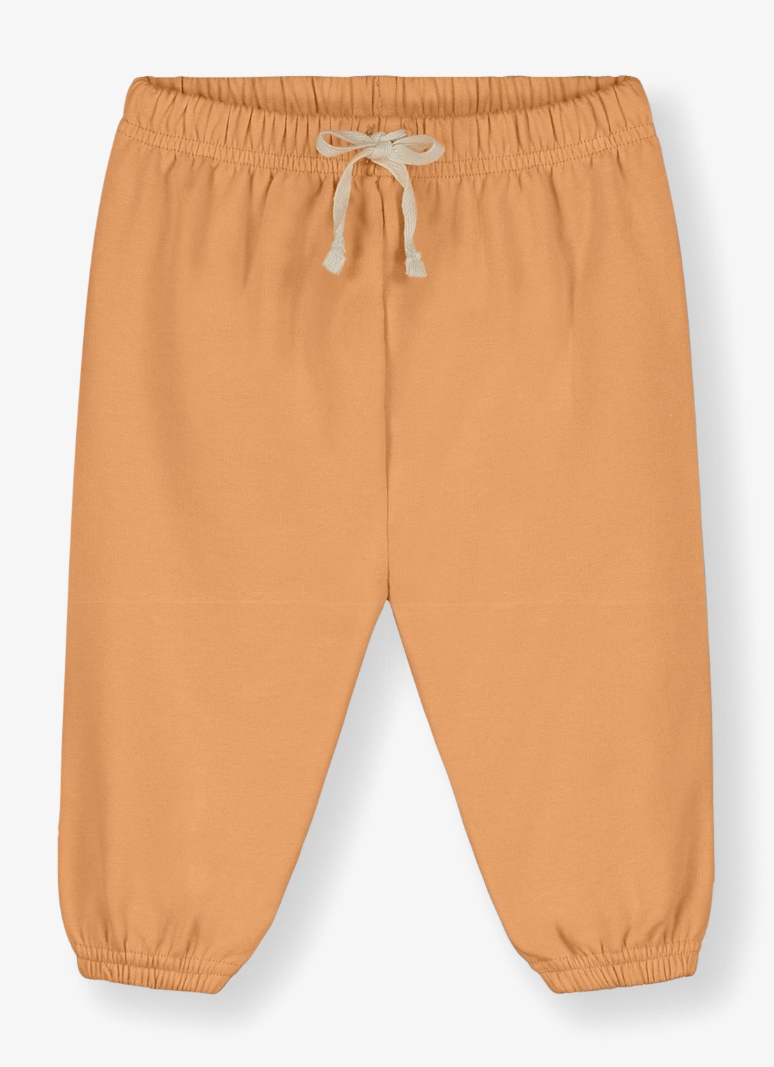 Gray Label Tapered fit joggingbroek in katoenblend - voorkant 2 beige