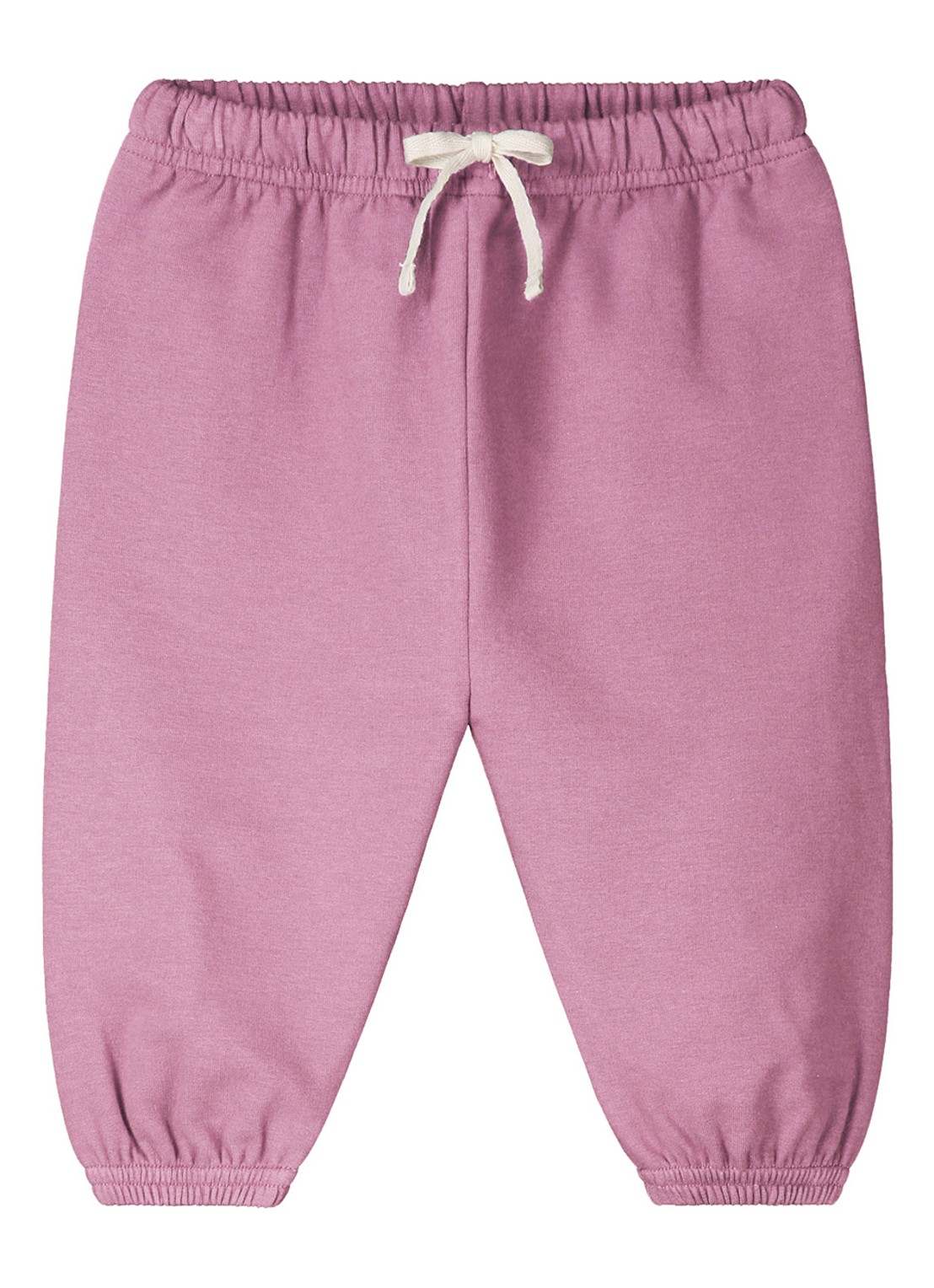 Gray Label Tapered fit joggingbroek in katoenblend - voorkant 2 lichtroze