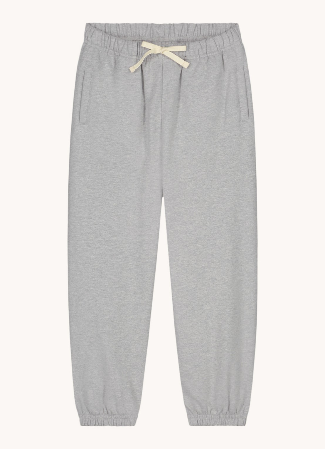 Gray Label Tapered fit joggingbroek met steekzakken - voorkant 5 grijsmele