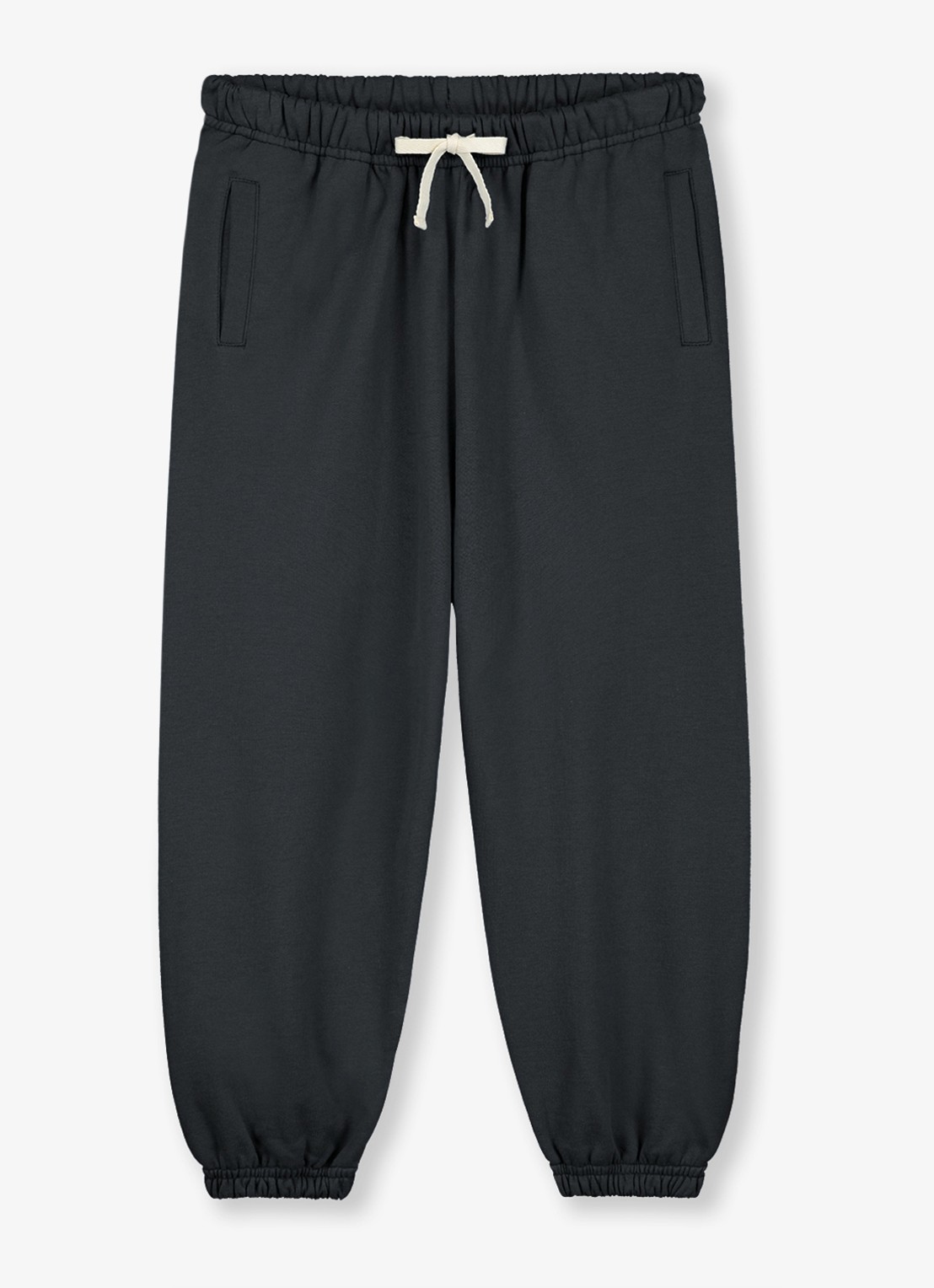 Gray Label Tapered fit joggingbroek met steekzakken - voorkant 2 zwart