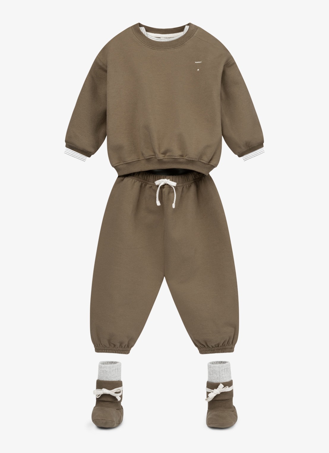 Gray Label Tapered fit joggingbroek - detail 3 donkerkhaki
