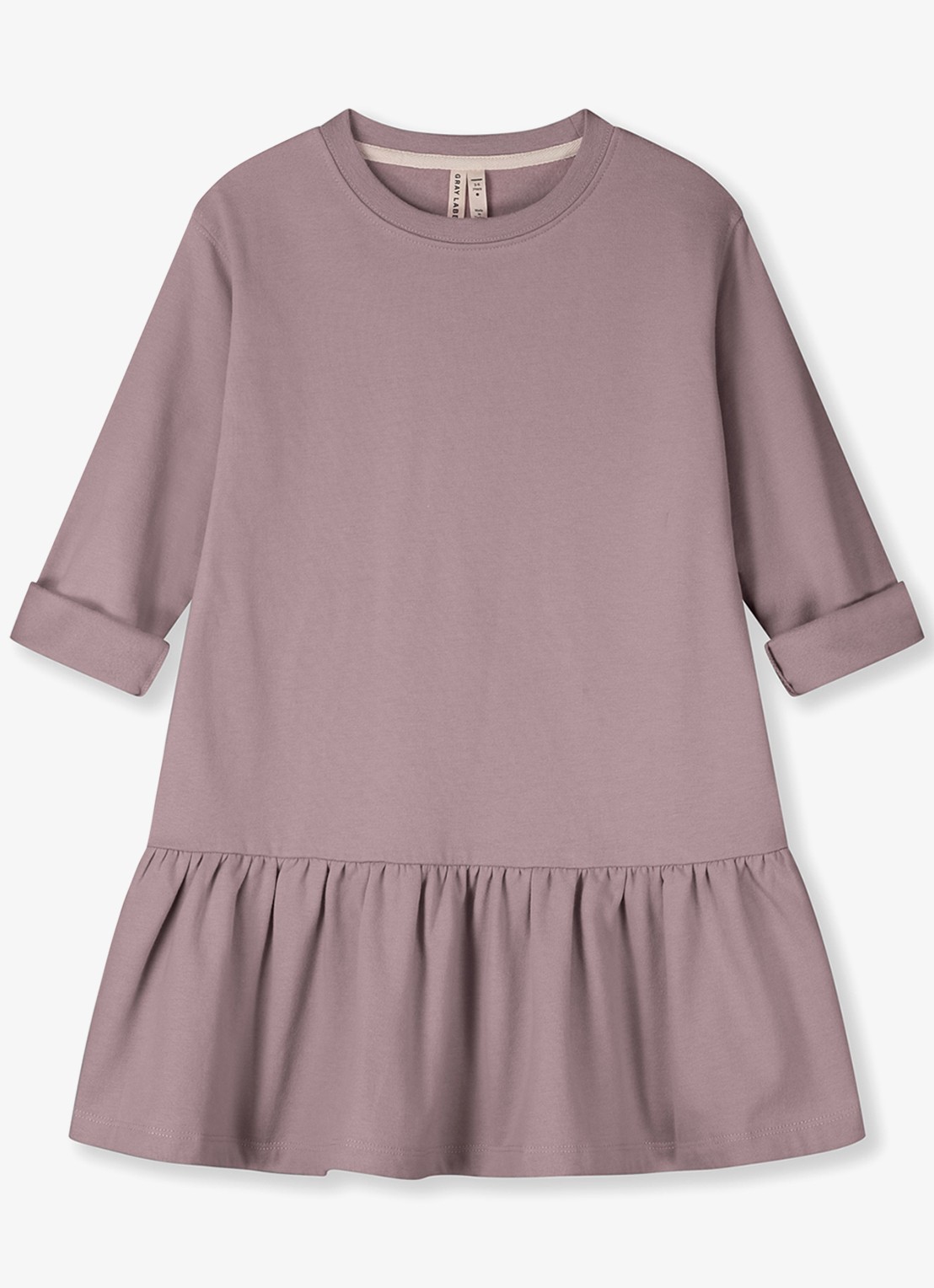 Gray Label Tuniekjurk met plooidetails - voorkant oudroze