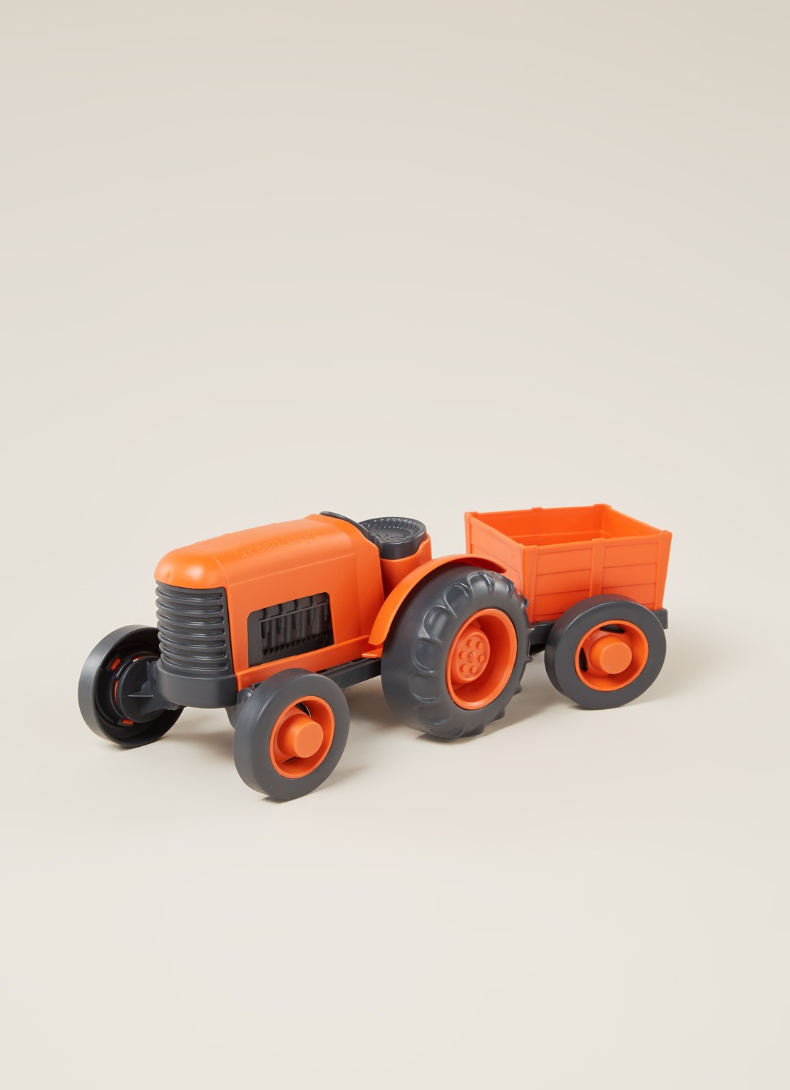 Green Toys Traktor - voorkant 2 oranje