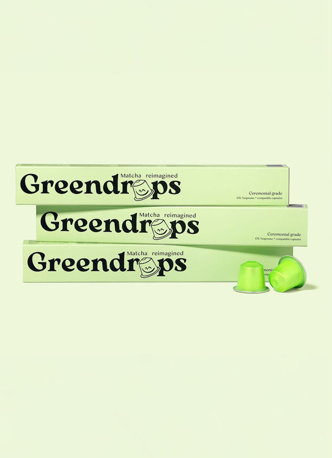 Greendrops Ceremoniële Matcha capsules 90 gram - voorkant 2 undefined