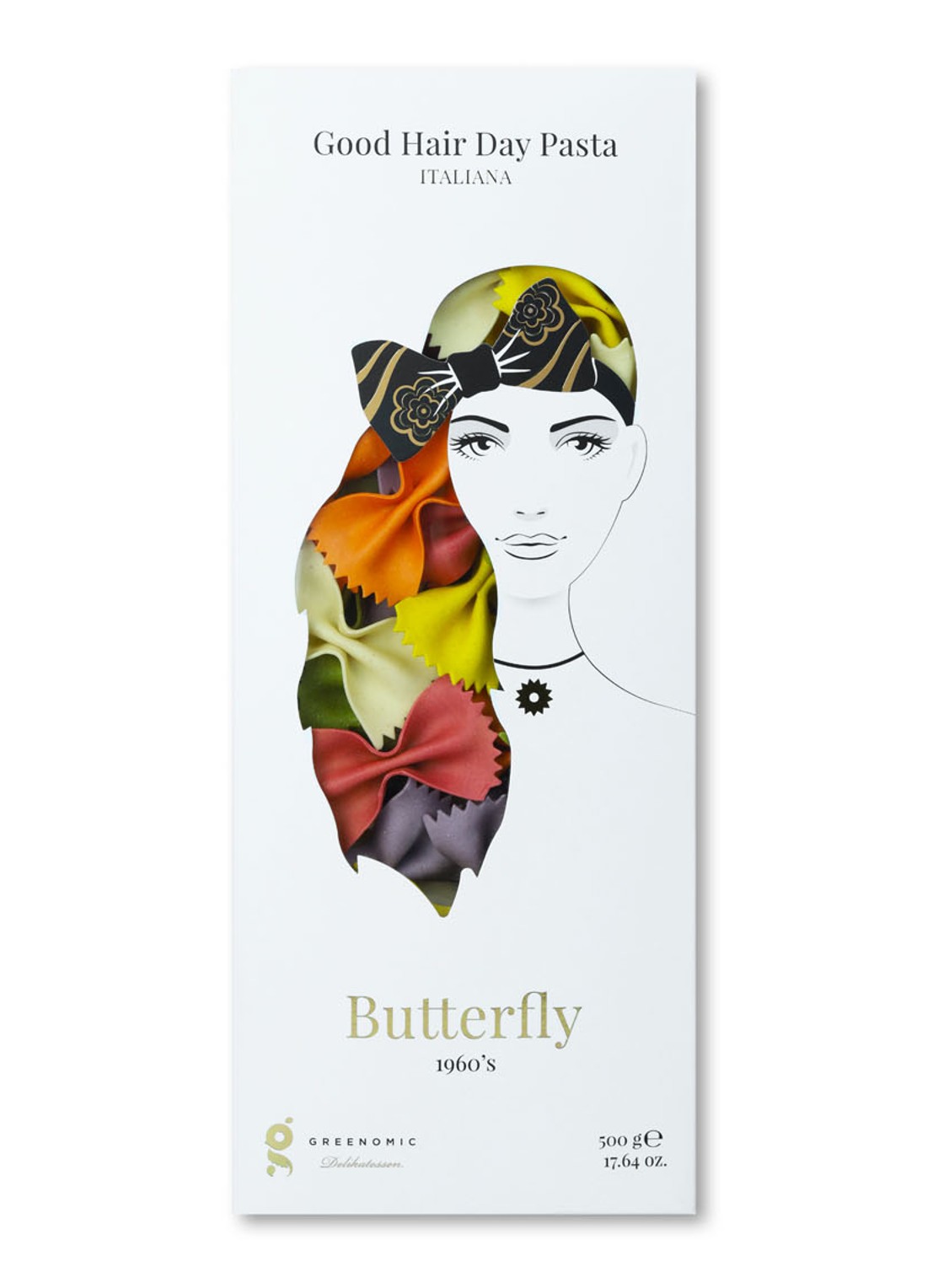 Greenomic Butterfly 1960's pasta 500 gram - voorkant undefined