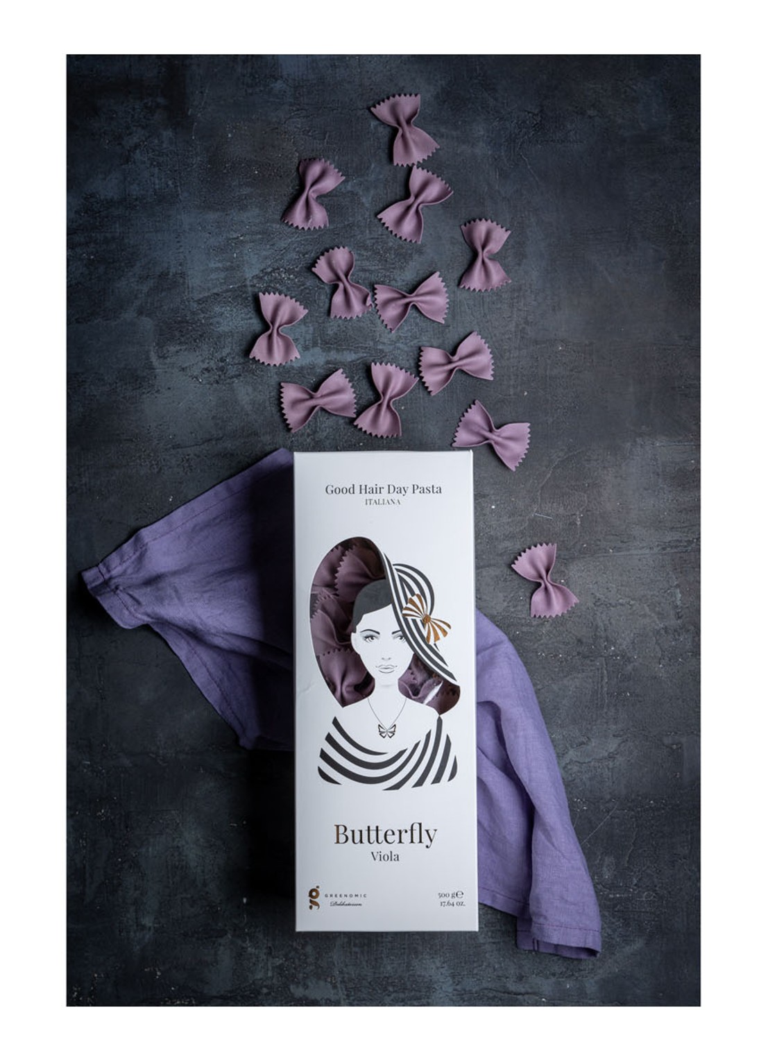 Greenomic Butterfly Viola pasta 500 gram - voorkant 2 undefined