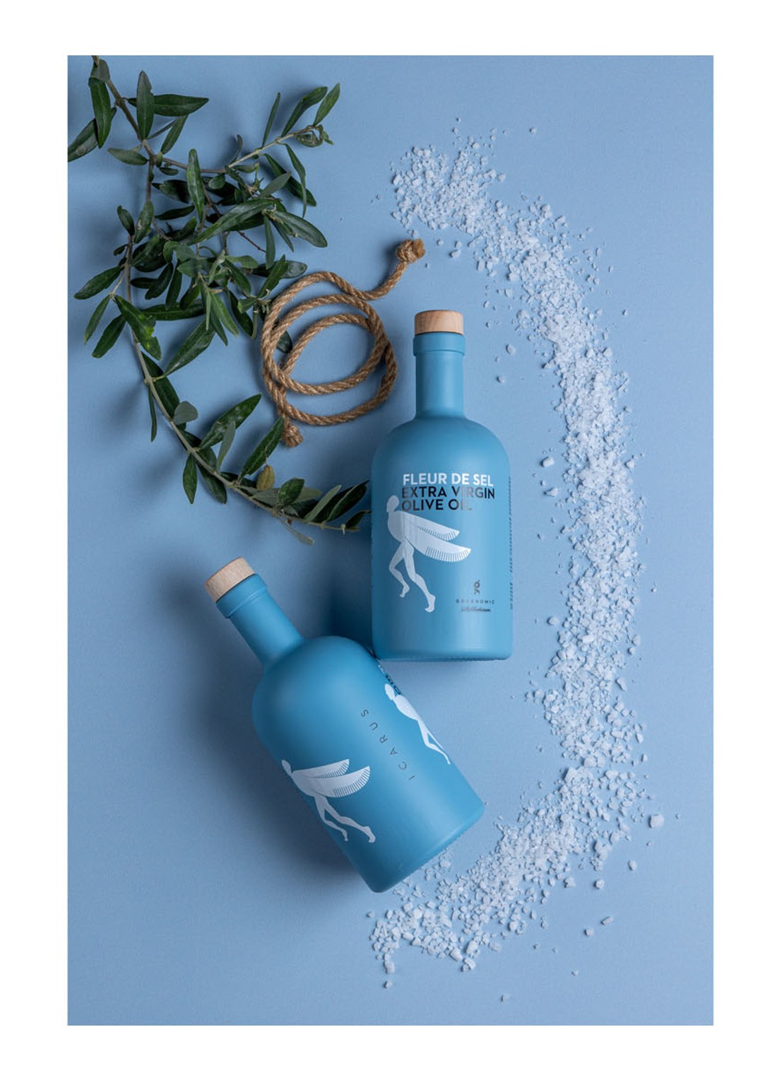 Greenomic Extra Virgin Fleur de Sel olijfolie 500 ml - voorkant 2 undefined