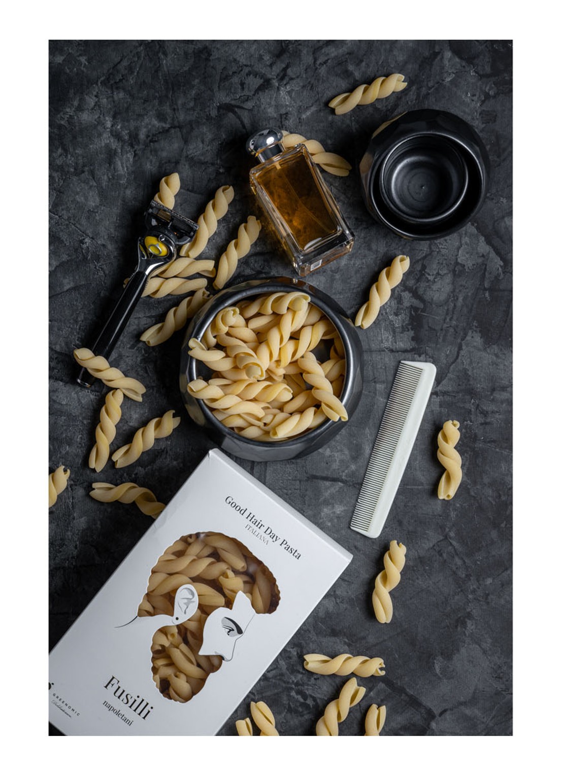 Greenomic Fusilli Napoletani pasta 500 gram - achterkant undefined