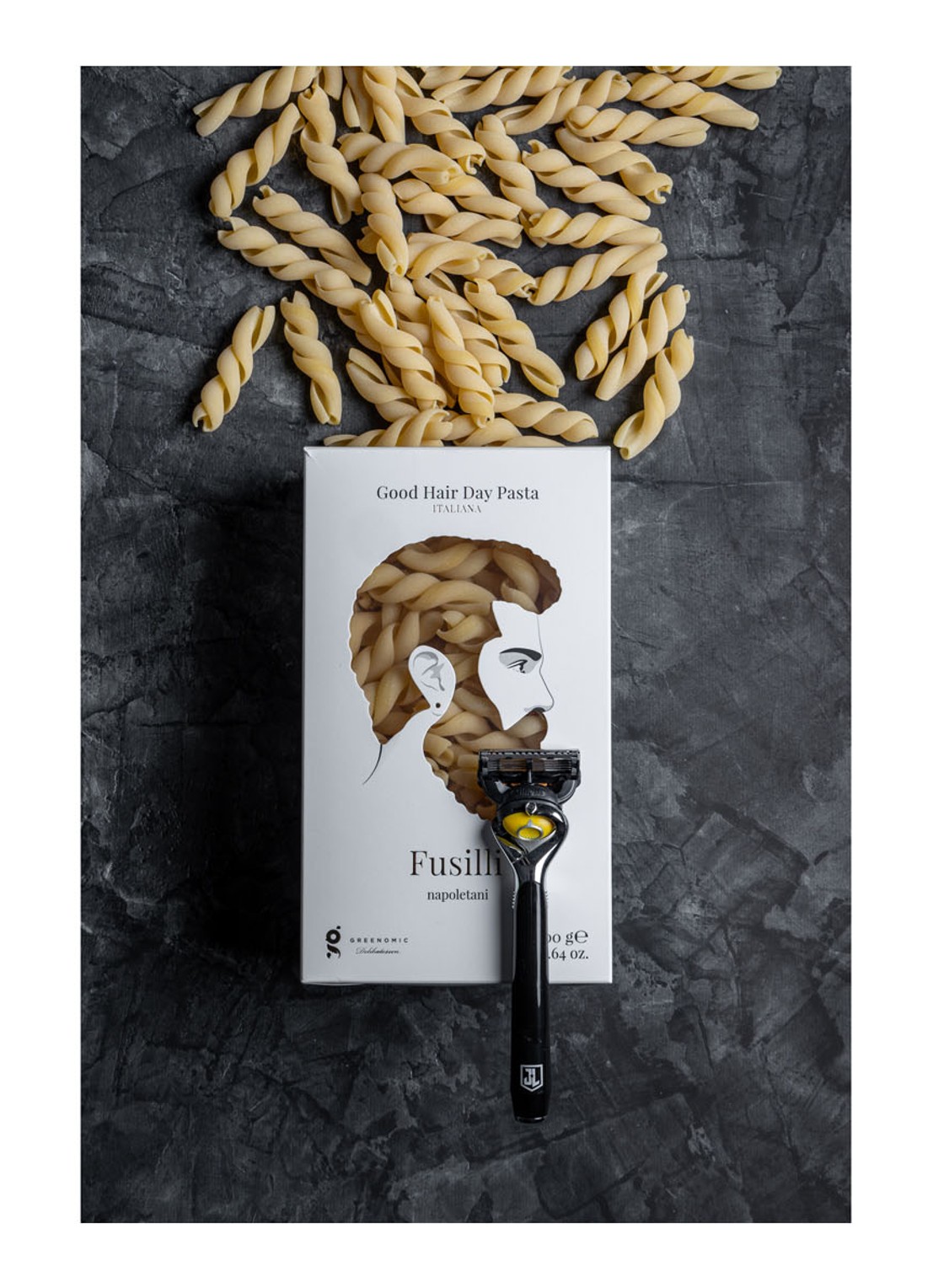 Greenomic Fusilli Napoletani pasta 500 gram - voorkant 3 undefined